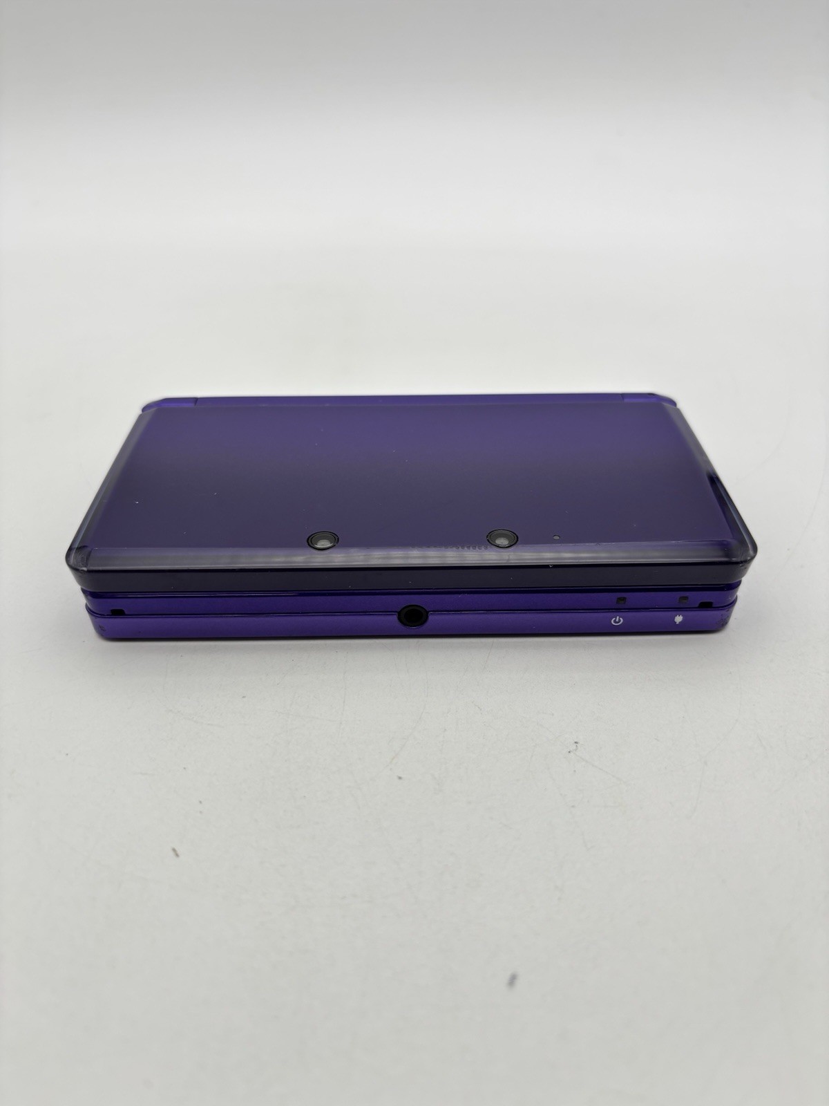 Nintendo 3DS Midnight Purple Handheld Console System Charger Tested & Working