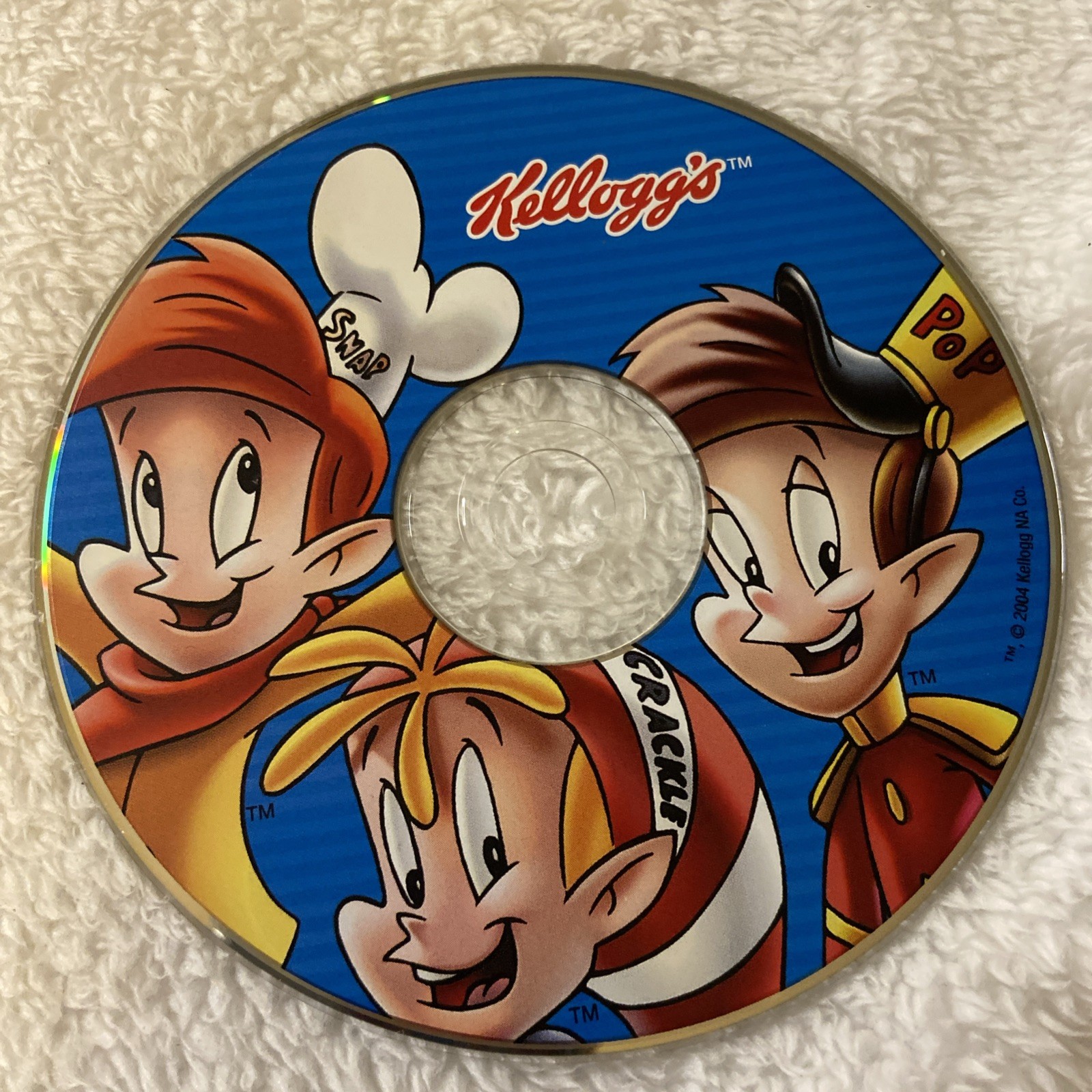 Talking Snap Crackle Pop Voice Activated Software Kellogg’s New CD Bonus Vintage