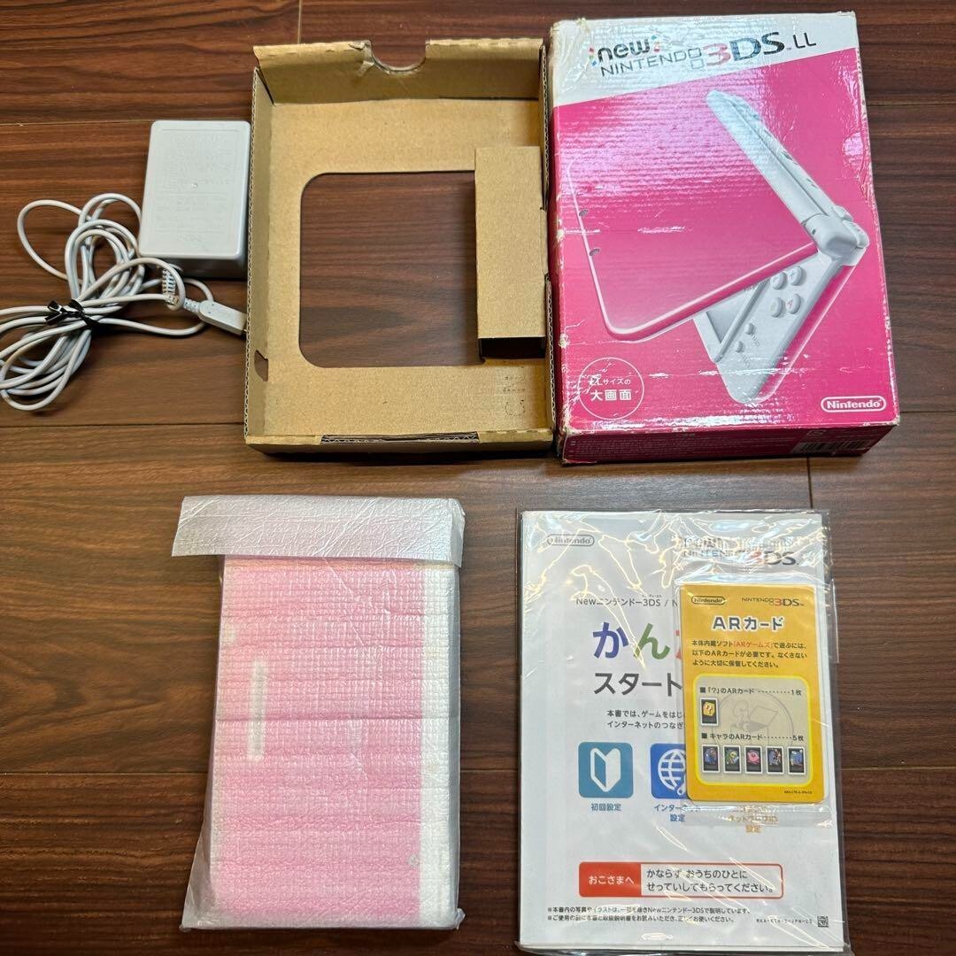New3DSLL Body Pink x White 2865 From Japan