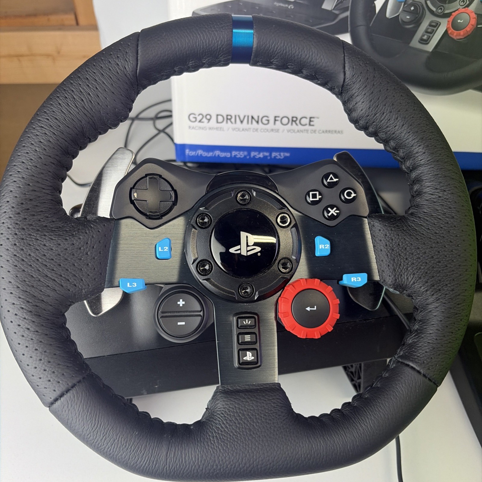 Logitech G29 Driving Force Racing Wheel – Black (941-000110)