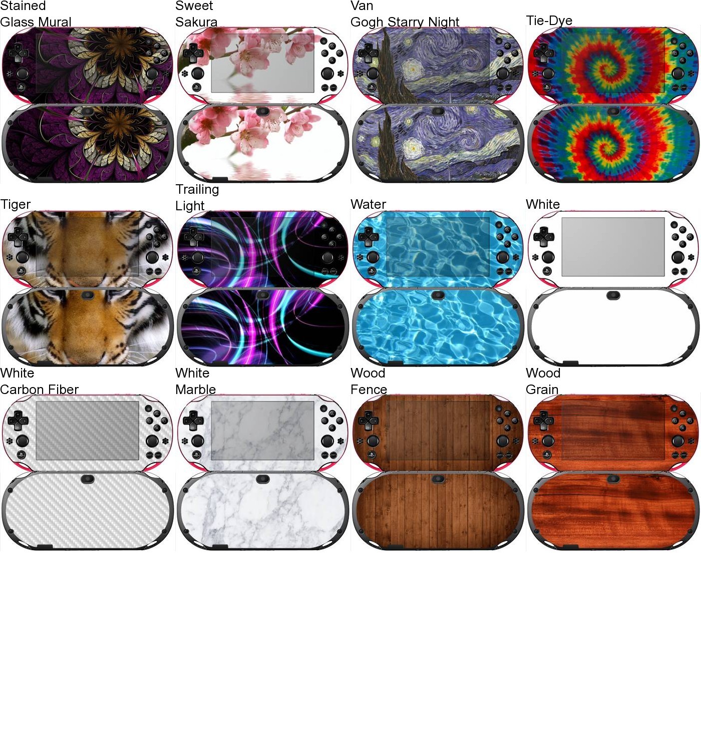 Choose Any 1 Vinyl Decal/Skin Design for Sony PS Vita PCH-2000 -Buy 1 Get 1 Free
