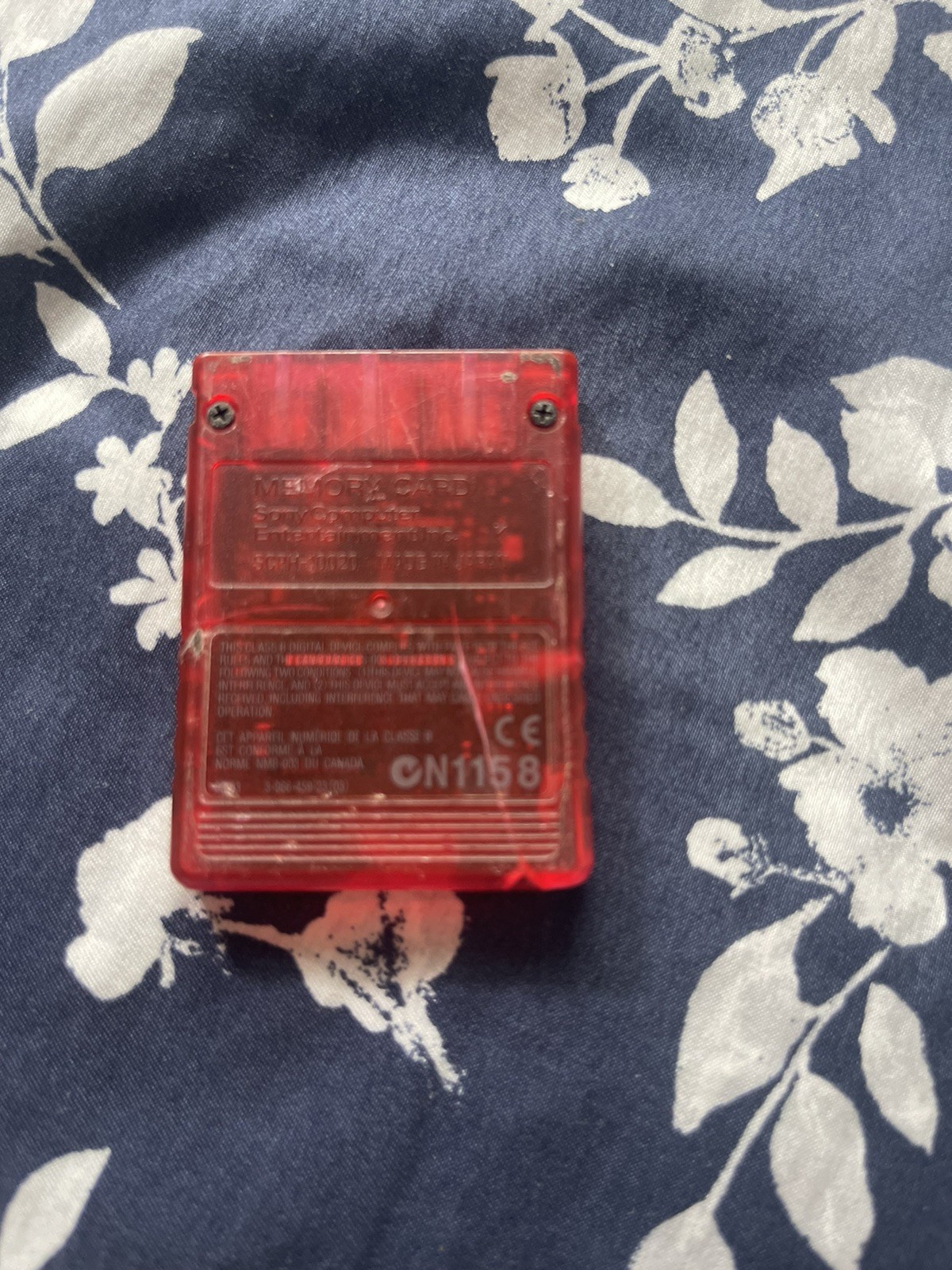 PS2 Memory Card 8GB Made in Japan Red – Original Owner
