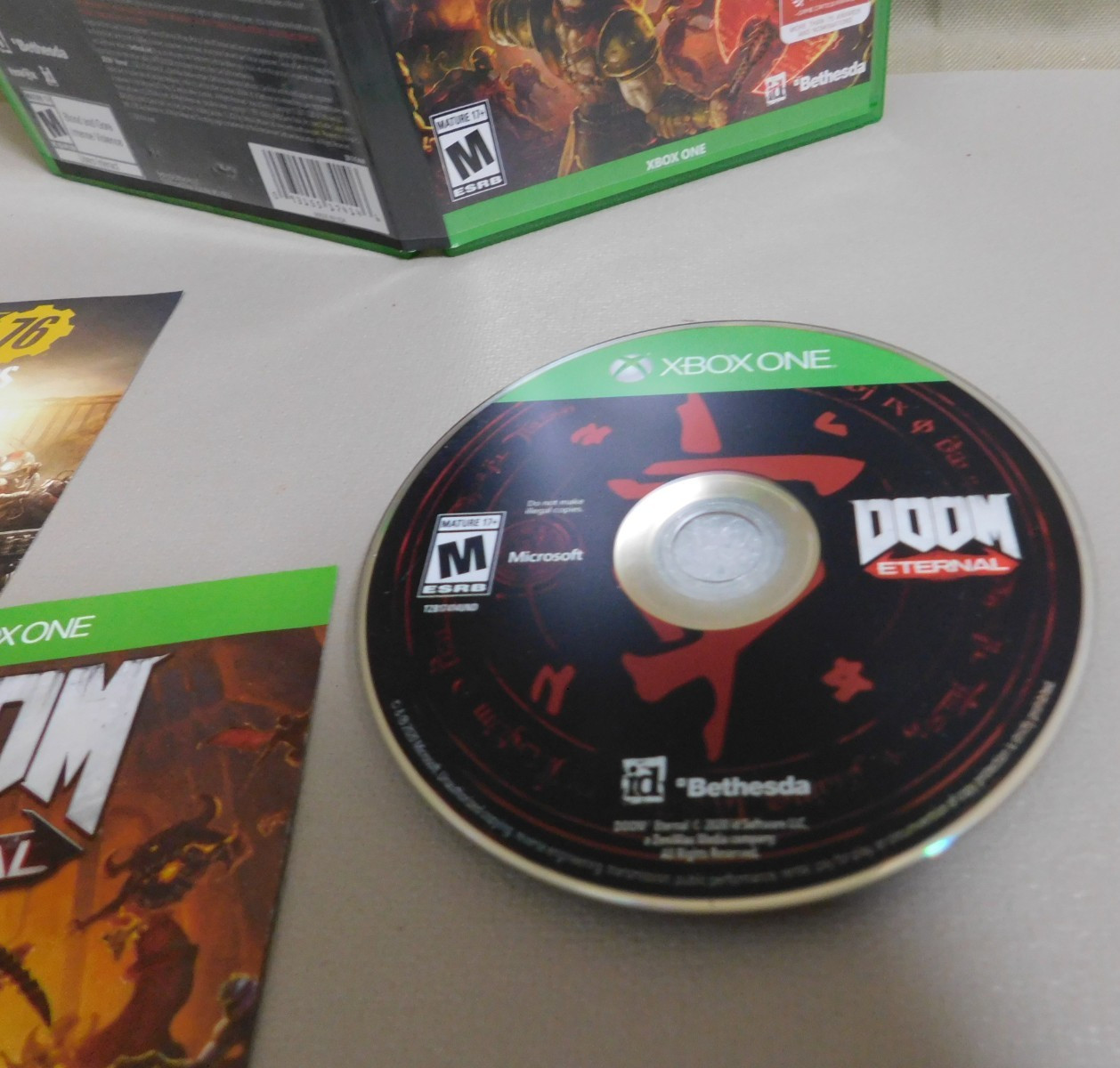 DOOM: Eternal for XBOX ONE Enhanced HDR VGC Disc Clean Tested