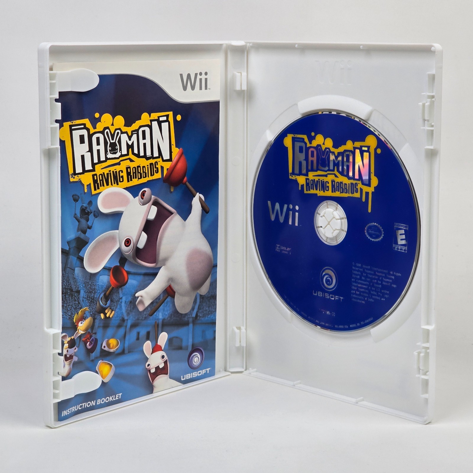 Rayman: Raving Rabbids (Nintendo Wii) CIB COMPLETE & TESTED