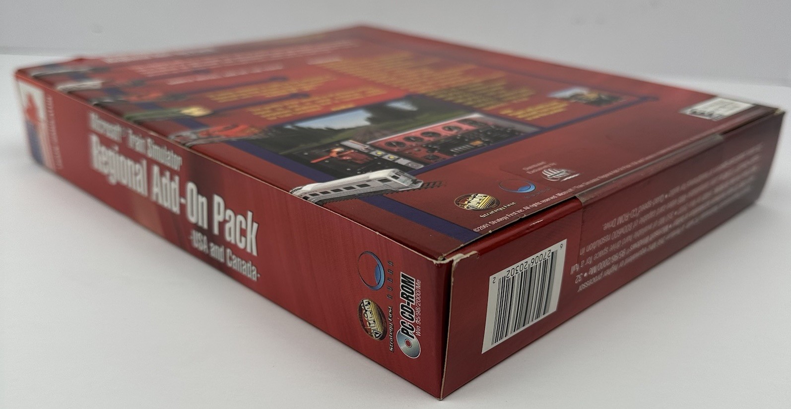 Microsoft Train Simulator USA Canada Regional Add-On Pack PC Big Box SEALED NOS