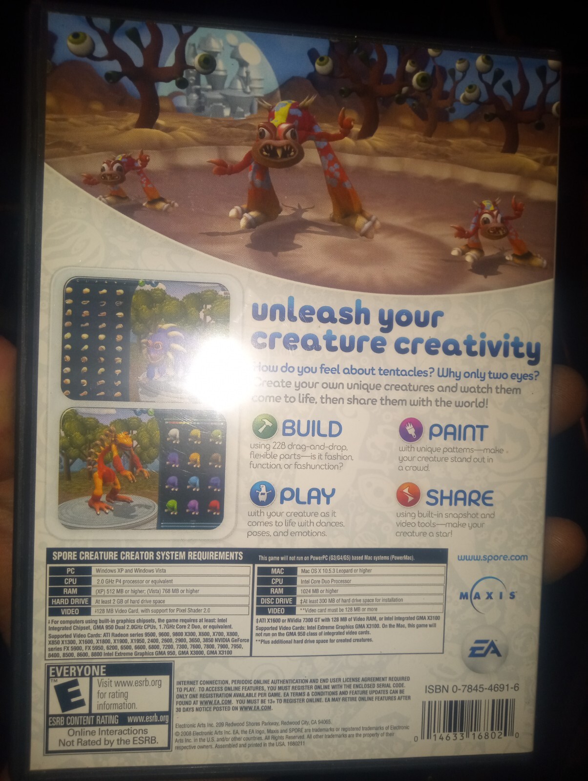 Spore Creature Creator – PC/Mac – 2008