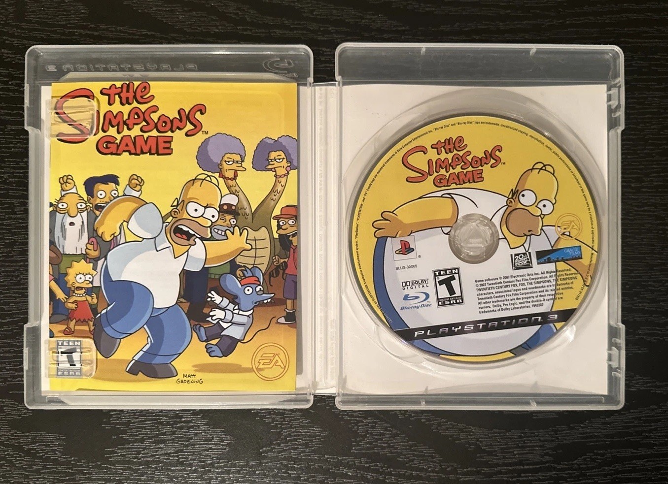 The Simpsons Game (PlayStation 3 PS3, 2007) – Complete w/ Manual – TESTED