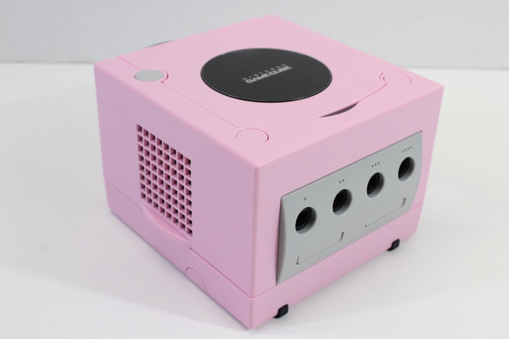 Nintendo Gamecube Console Pastel Pink LED NTSC-U/C DOL-001 GC PLAY US GAMES