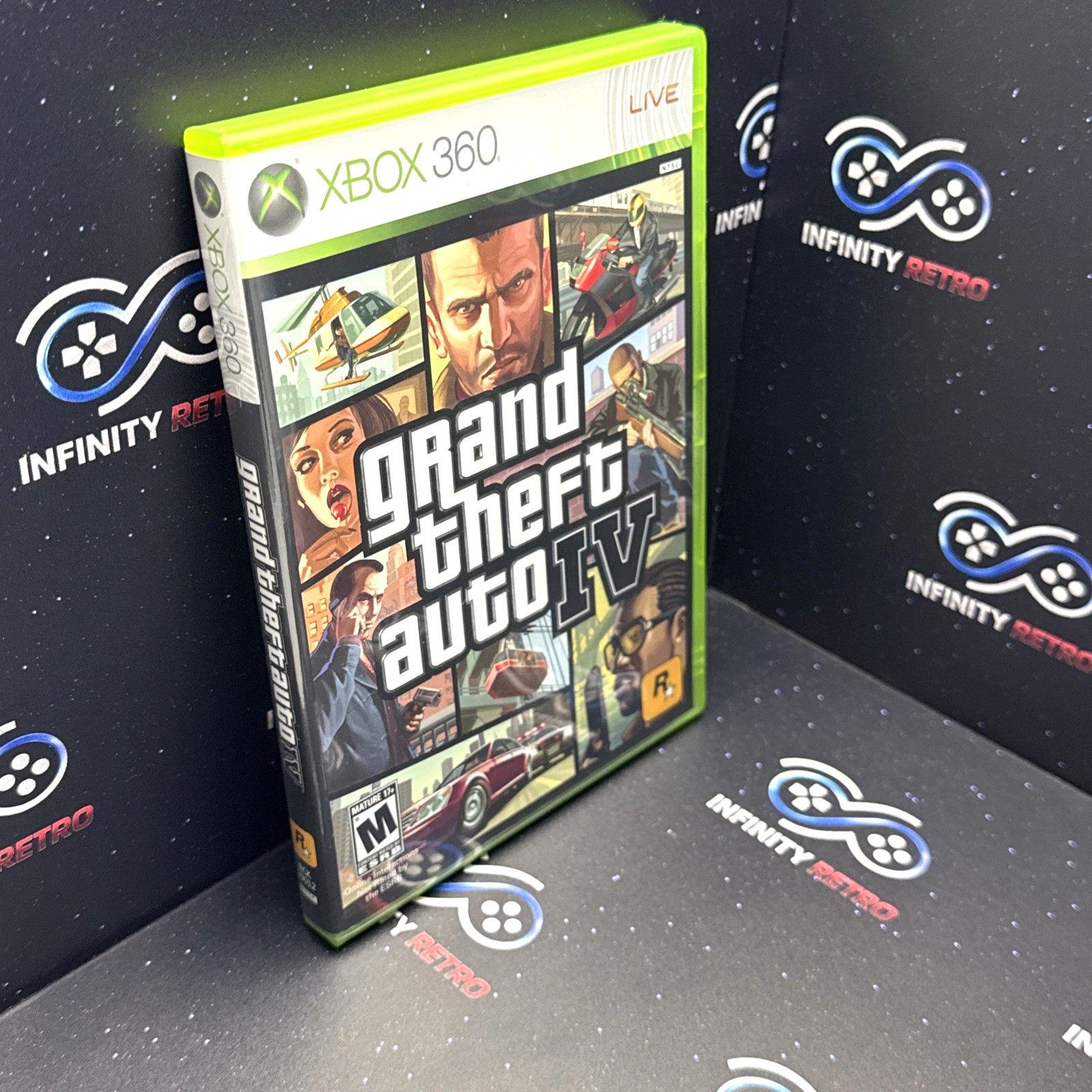 Grand Theft Auto IV Microsoft Xbox 360 GTA 4 CIB With Map Refurbished & Tested