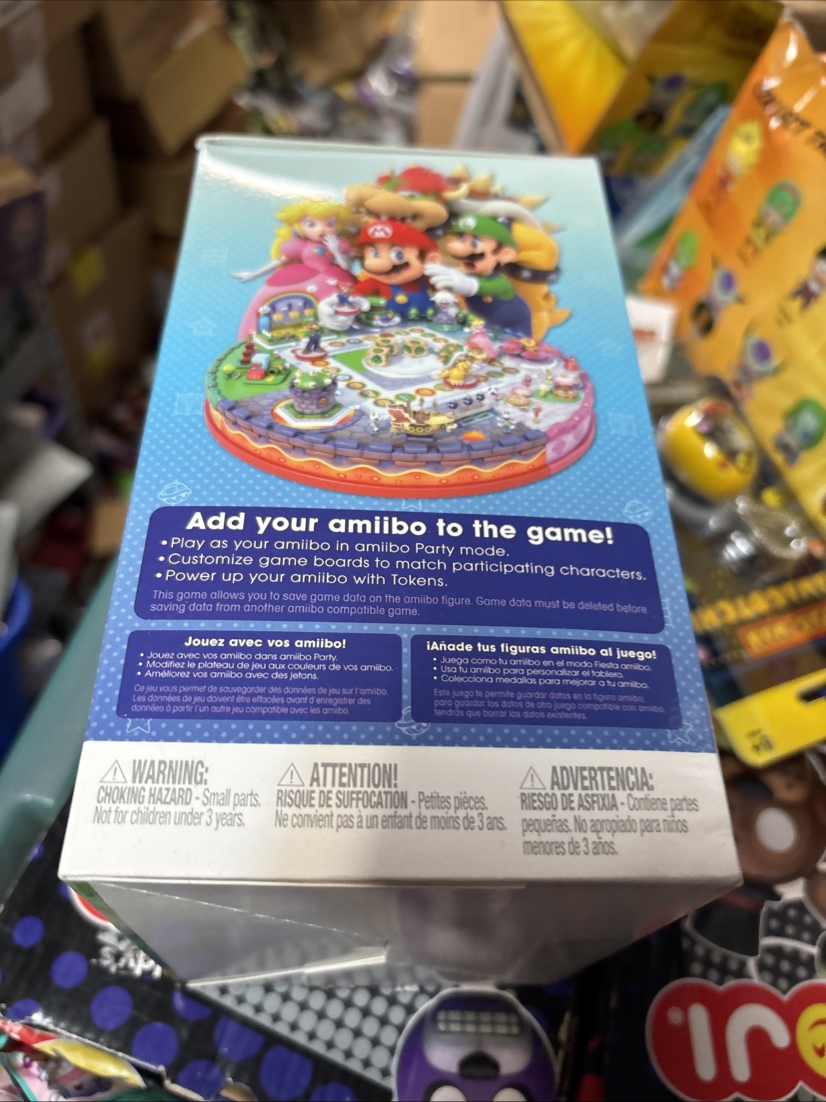 Mario Party 10 (Wii U, 2015) BOX with Amiibo Mario – Nintendo new sealed wear