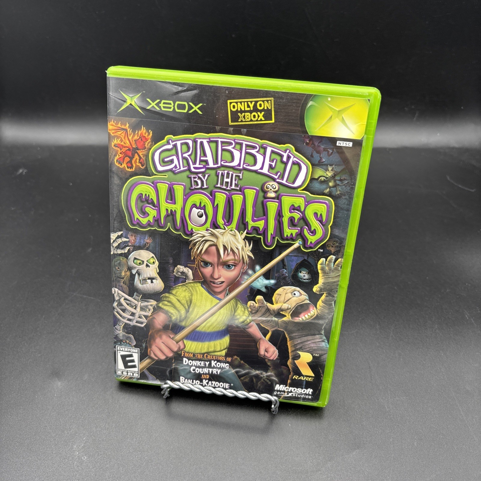 Grabbed by the Ghoulies (Microsoft Xbox, 2003) W/ Manual / Tested & Working