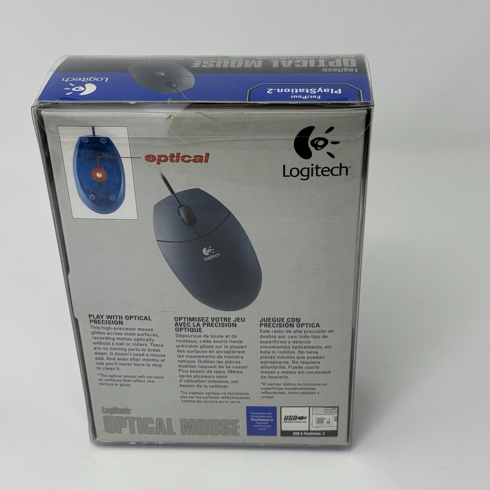 Logitech Optical Mouse for Playstation 2 (PS2). Brand New. Ultra Rare!