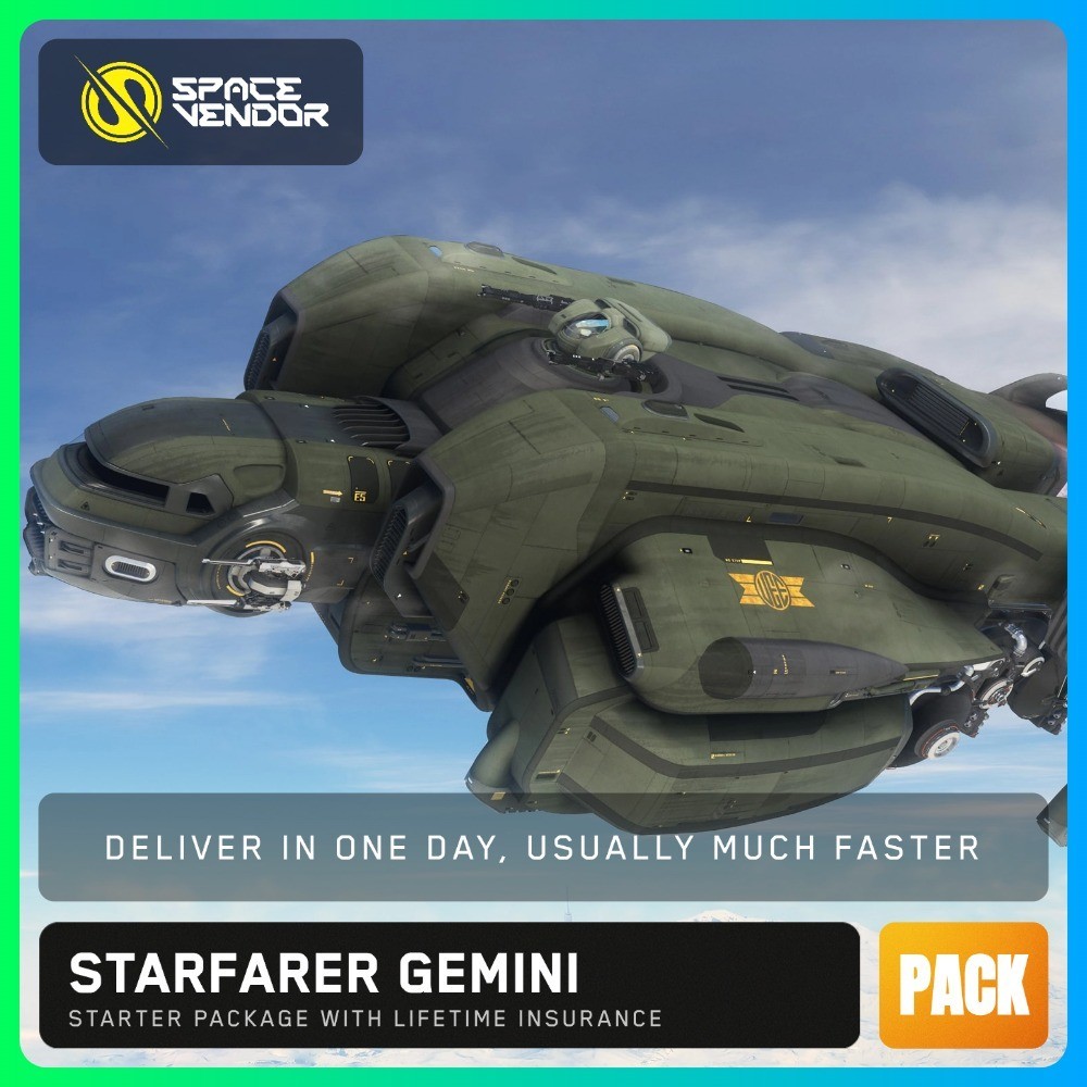 Star Citizen Starfarer Gemini LTI Starter Game Pack CCUd – Space Vendor