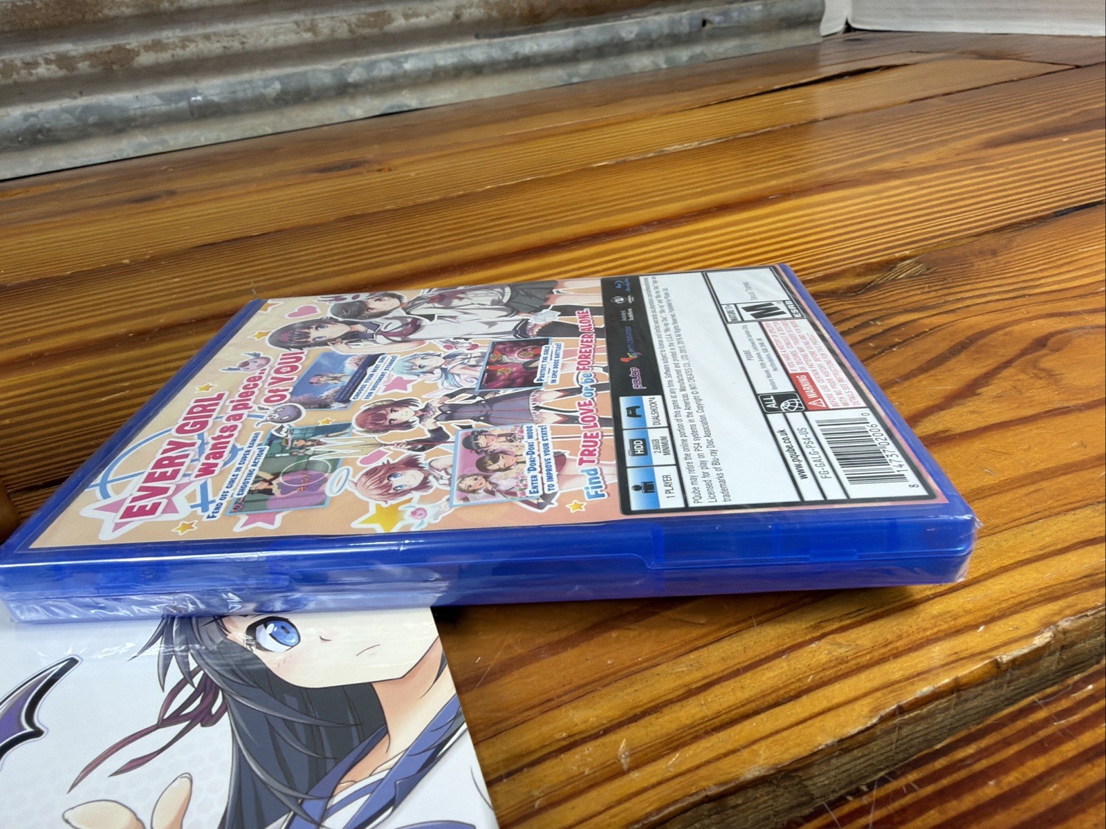 Gal Gun Double Peace Playstation 4 PS4 W/Art Booklet New Factory Sealed