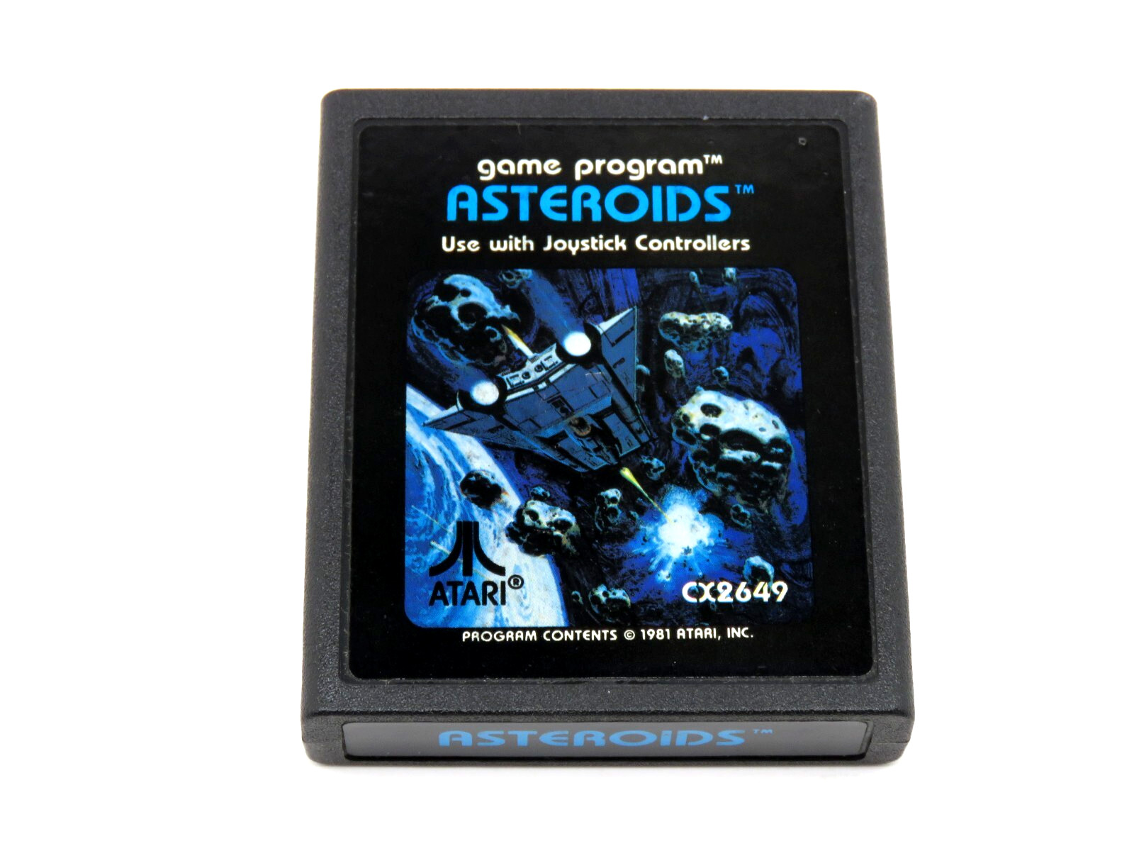 Asteroids (Atari 2600, 1981) By Atari (Cartridge & Manual) NTSC