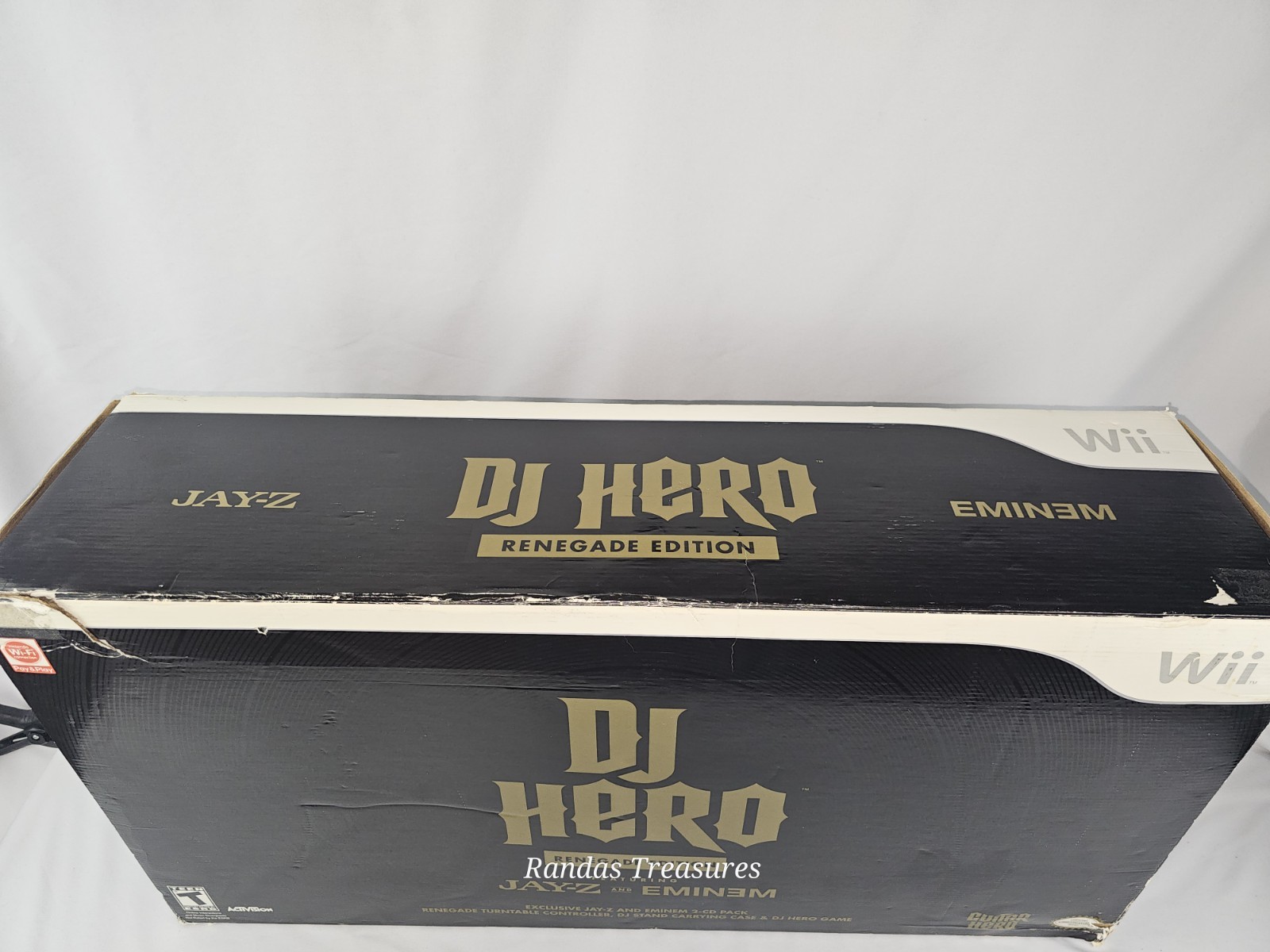 DJ Hero — Renegade Edition (Nintendo Wii, 2009) Jay-Z & EMINEM New Open Box