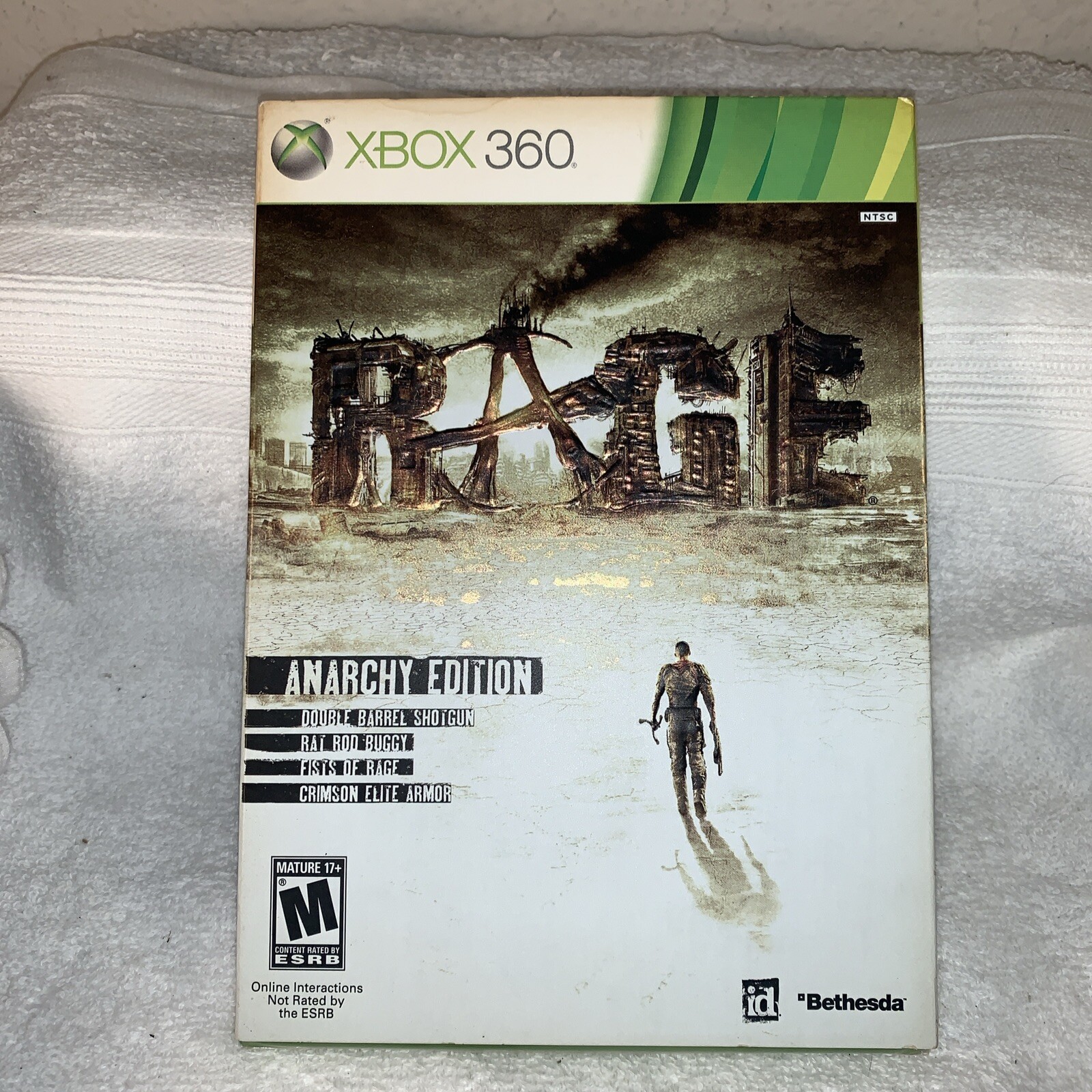Rage – Anarchy Edition Microsoft Xbox 360 Rare Factory Sealed With Slipcover