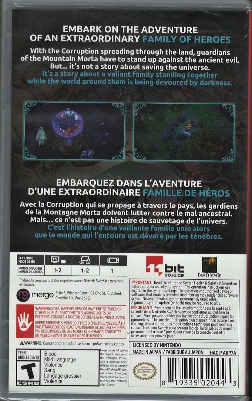 Children of Morta – Nintendo Switch