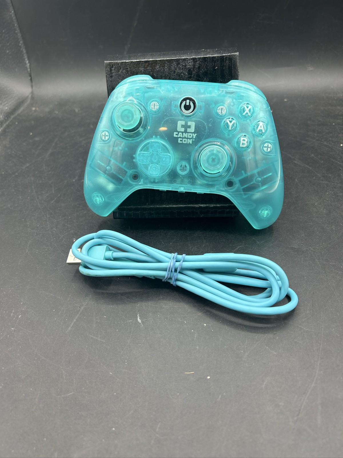 Candy Con Gaming Controller Teal Ergonomic Wired for Nintendo Switch