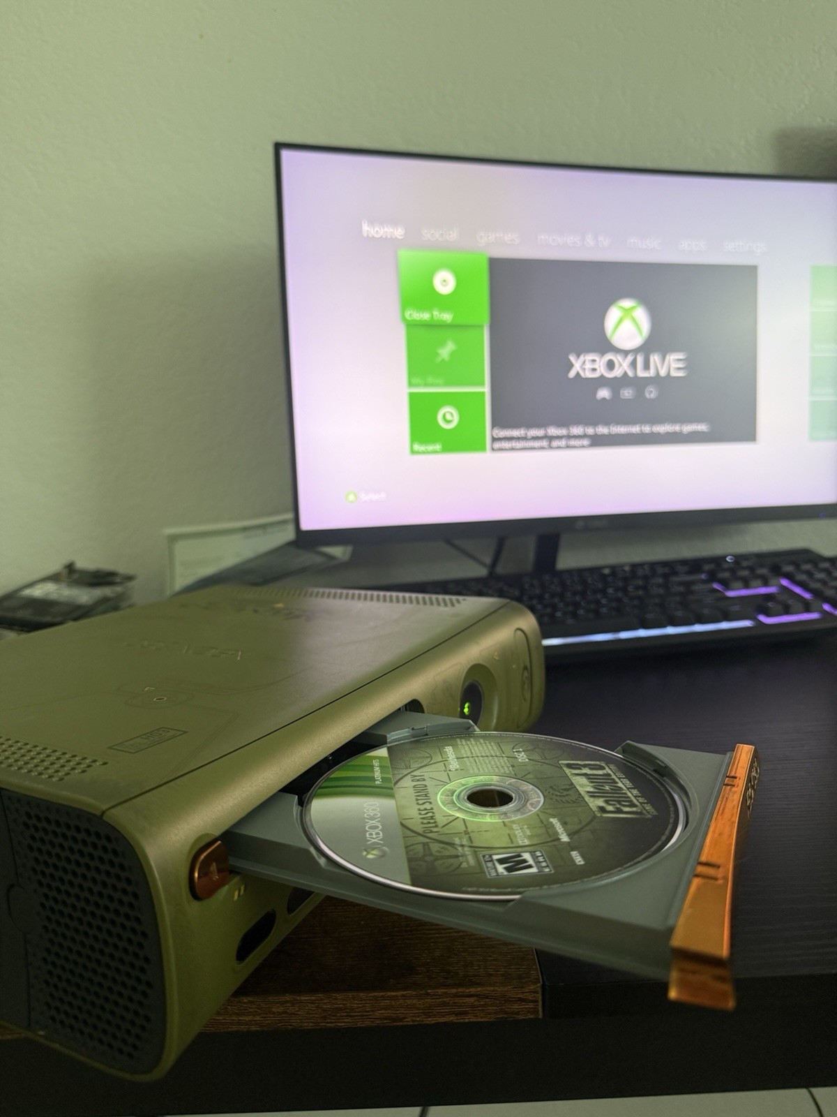 Halo 3 special edition Xbox 360 console *WORKS* *CLEAN*