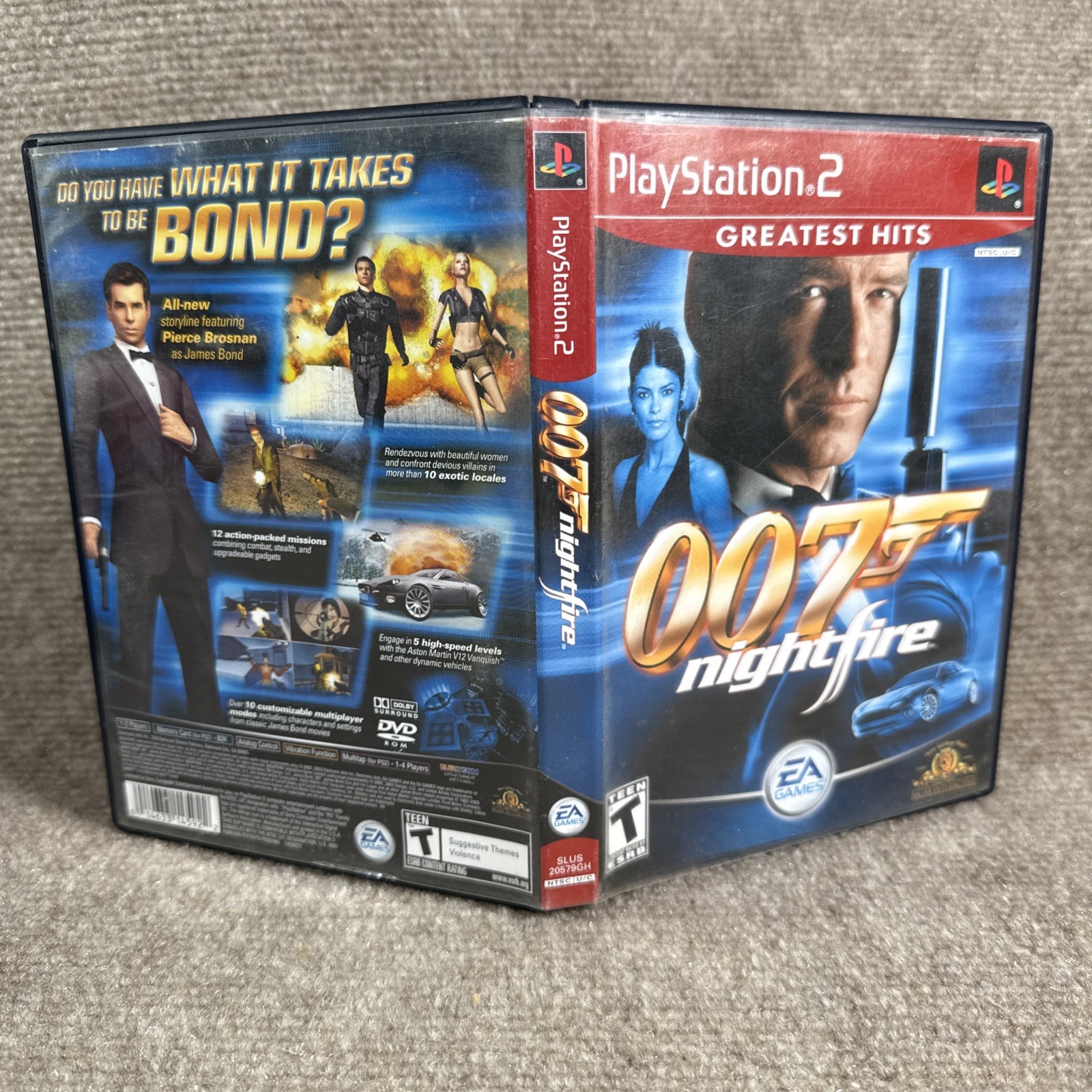 James Bond 007 Nightfire PS2 PlayStation 2 Complete CIB Adult One Owner Game