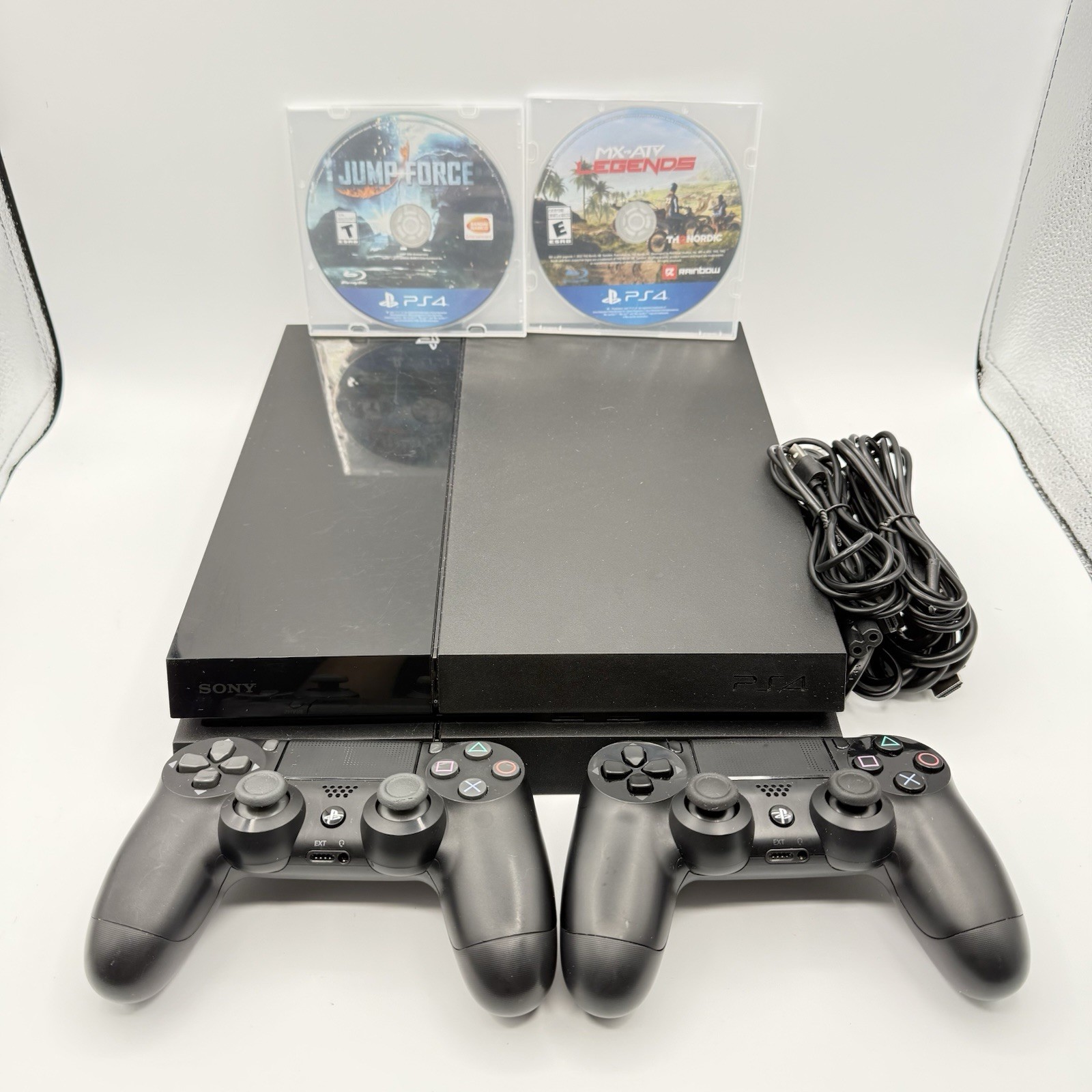 Sony CUH-1001A PlayStation 4 PS4 Slim 500GB Console 2 Games Bundle *READ*