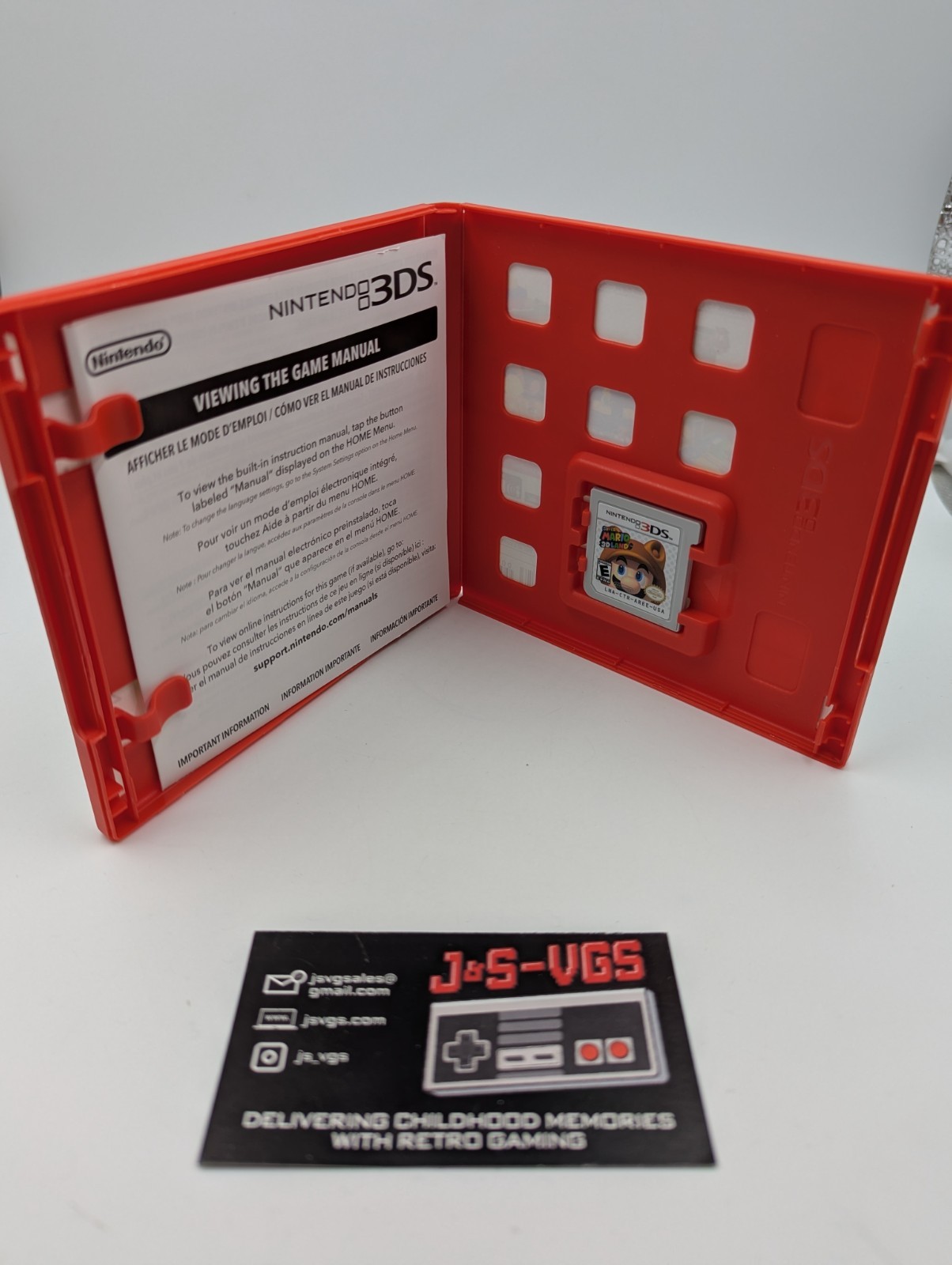 Super Mario 3D Land (Nintendo 3DS, 2011) Authentic CIB Complete #2