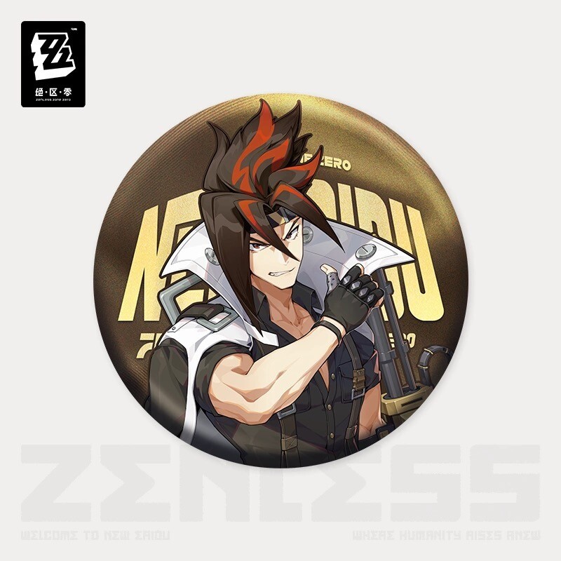 Zenless Zone Zero Official Belobog Heavy Industries Art Series Pin Button