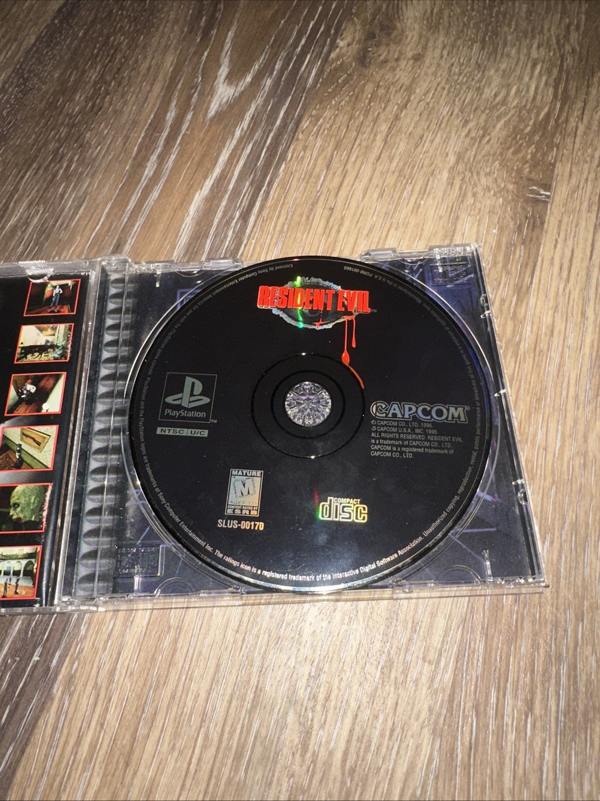 Resident Evil (Sony PlayStation 1, 1996) Jewel Case w/Reg Card *Rare!*