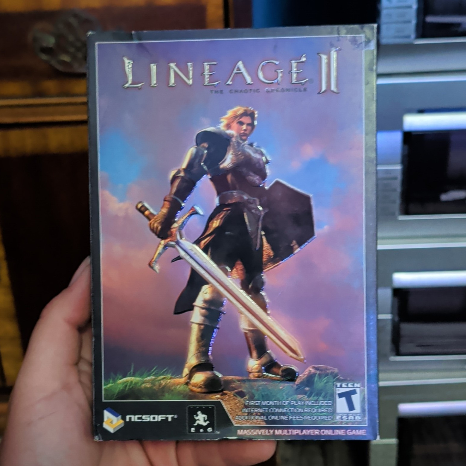 NCsoft Lineage II The Chaotic Chronicle PC 2004 MMORPG Role Playing w/ Manual