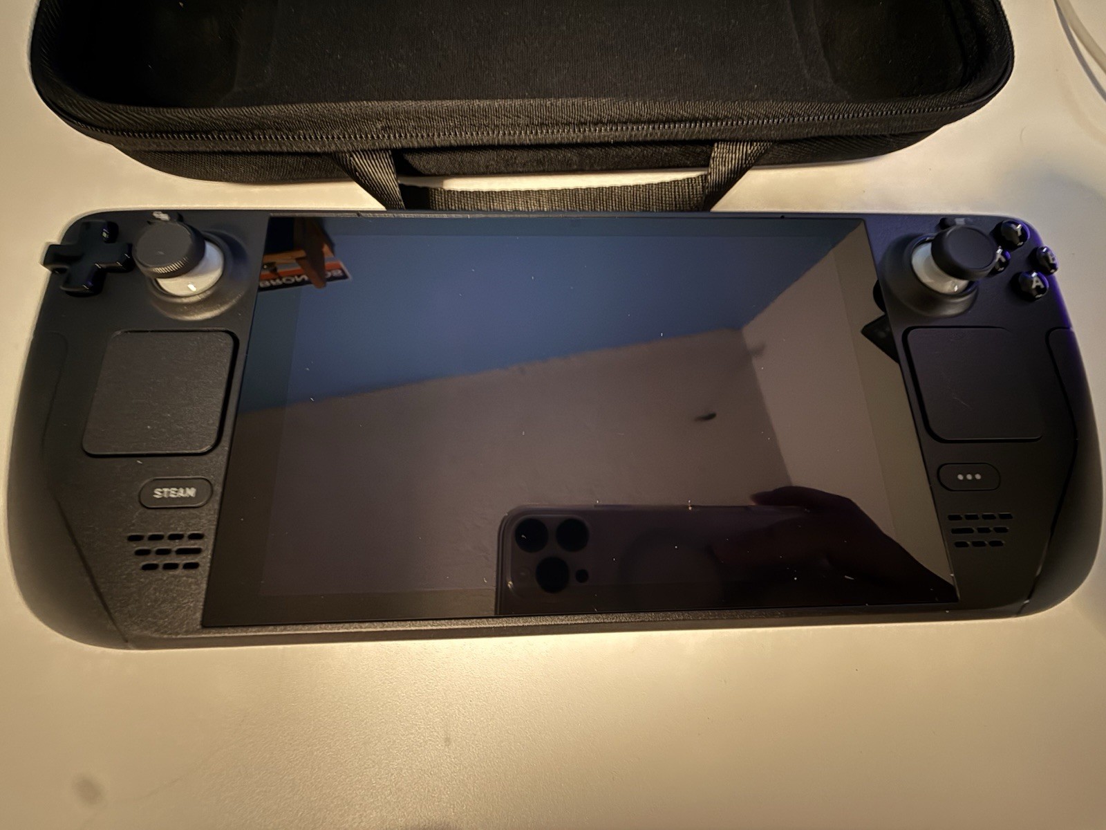 Valve Steam Deck 64GB Upgraded to 256GB, Jsaux Back Plate, Hall Effect Joysticks