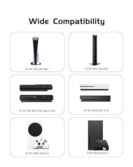 5ft AC Power Cord Cable & 6ft HDMI Cable Bundle for PS3 Slim Super Slim PS5 PS4