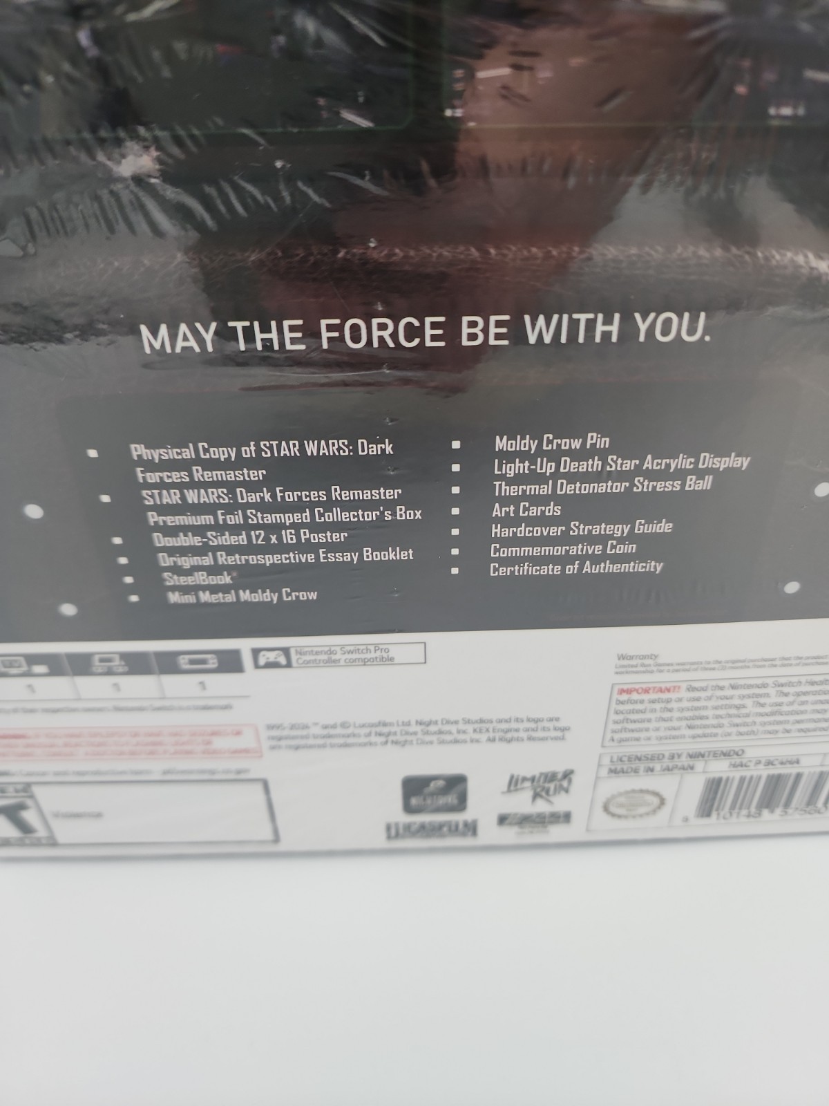 Star Wars Dark Forces Remaster Master Edition #244 Limited Run Games SWITCH
