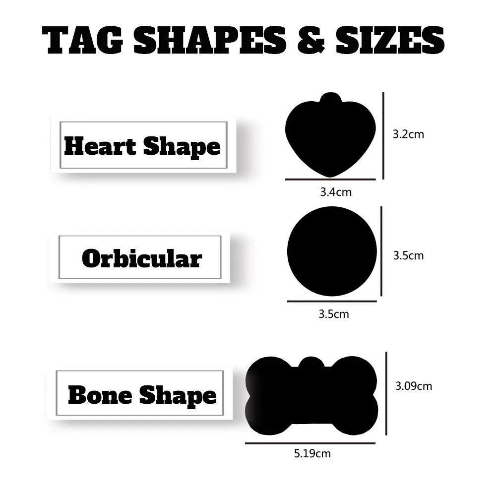 1 Pc Nice Dog Paw Prints and Vine Customized Text Cat Dog ID Tag Name with Cute