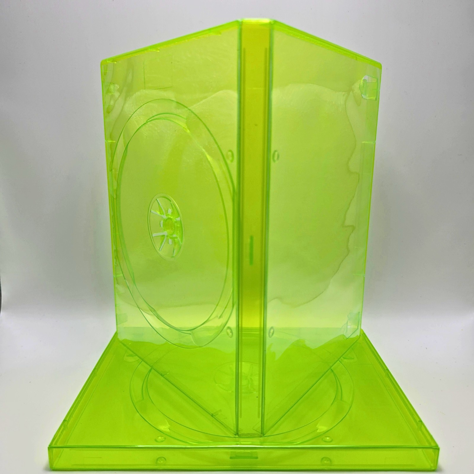 Xbox 360 Clear Green Replacement Game Cases BRAND NEW – Choose Quantity