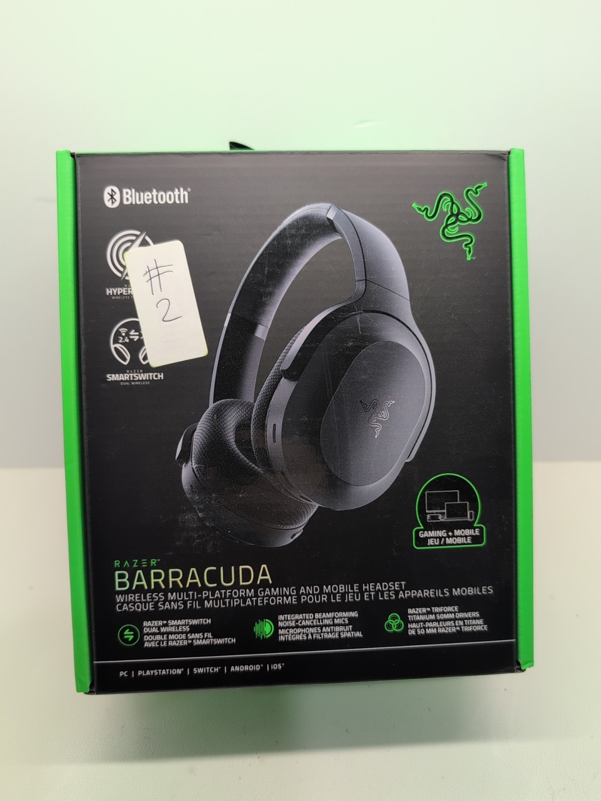 Razer Barracuda Wireless Multi-Platform Gaming & Mobile Headset With Box #2