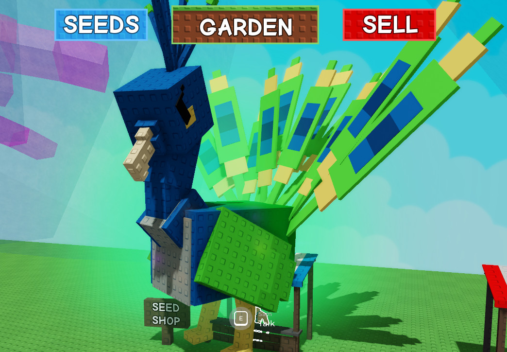 Huge Rainbow Peacock 91 Sec Timer 65.5KG – Grow A Garden – Roblox