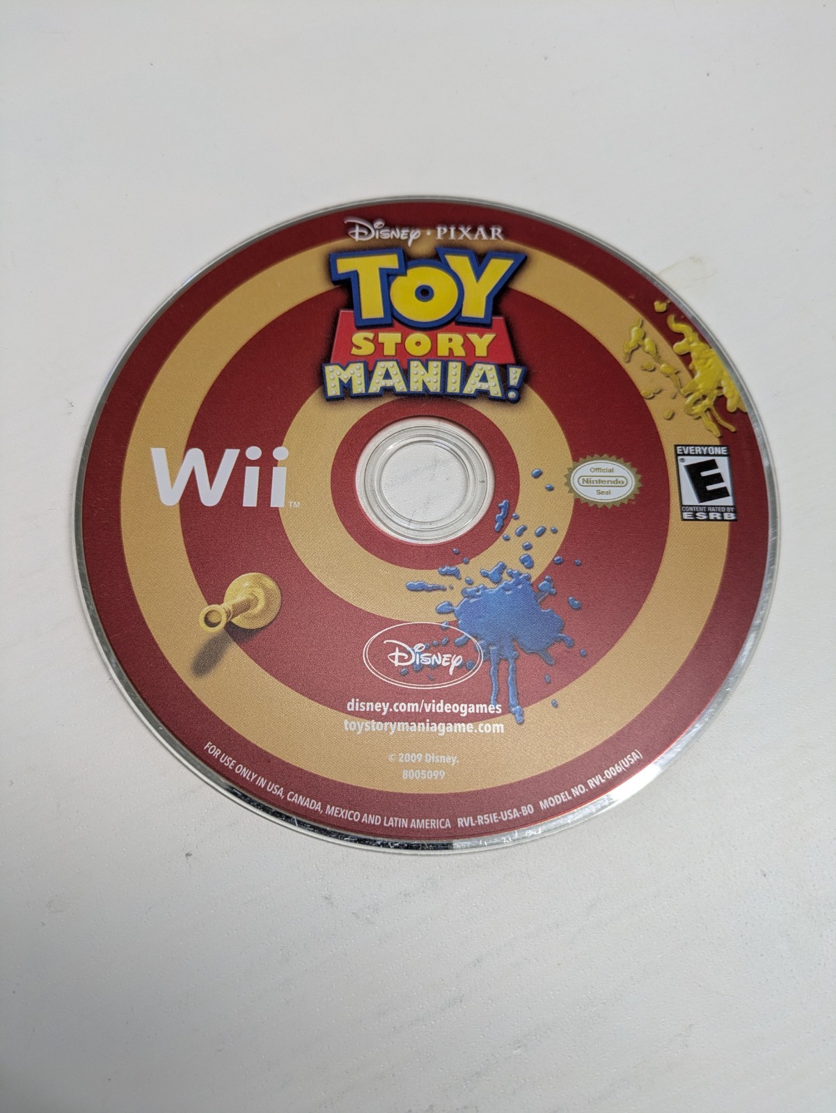 Toy Story Mania! For the Nintendo Wii- Disc Only Tested