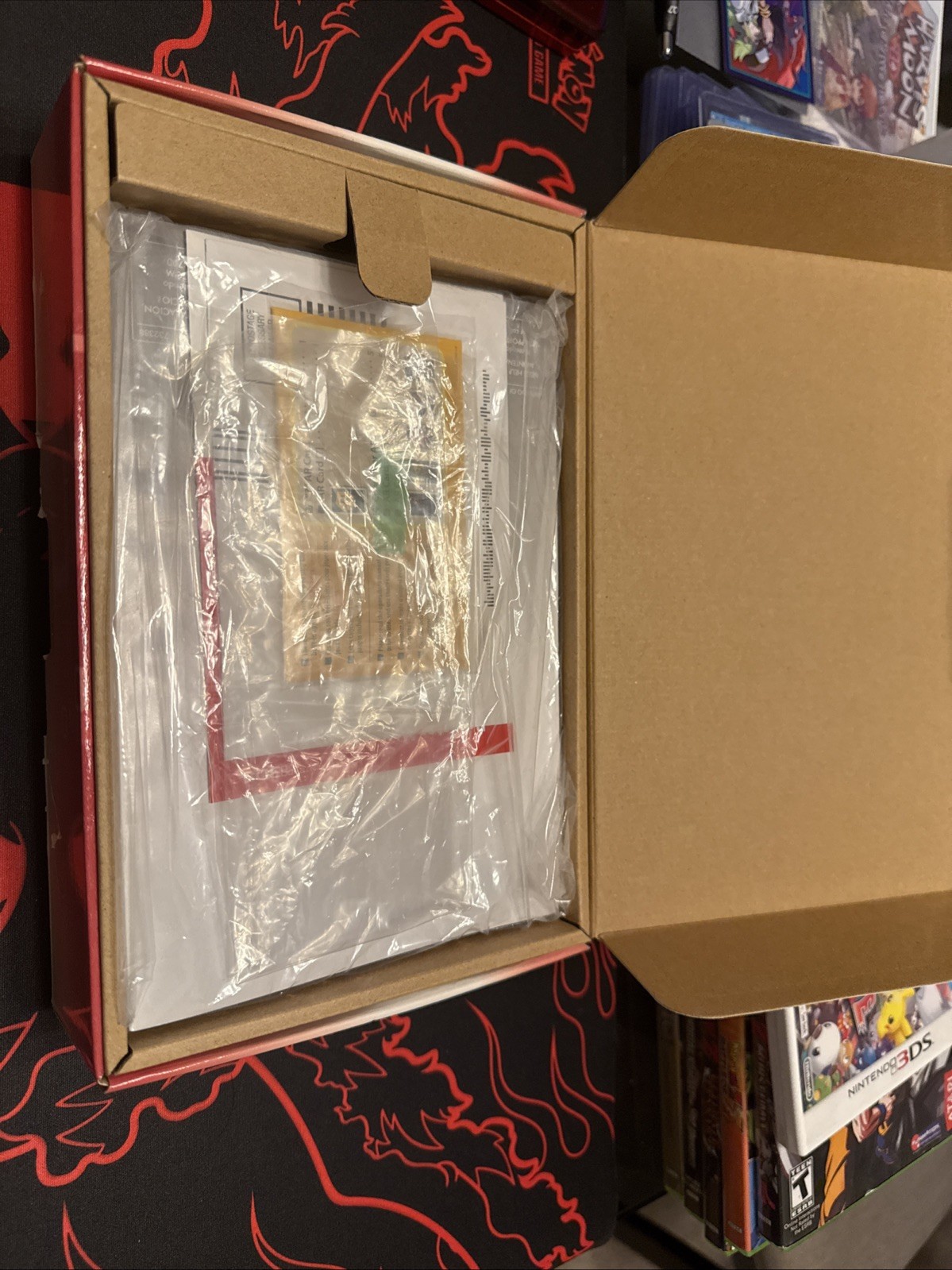 Nintendo 3DS Handheld System – Flame Red Tested And Working CIB