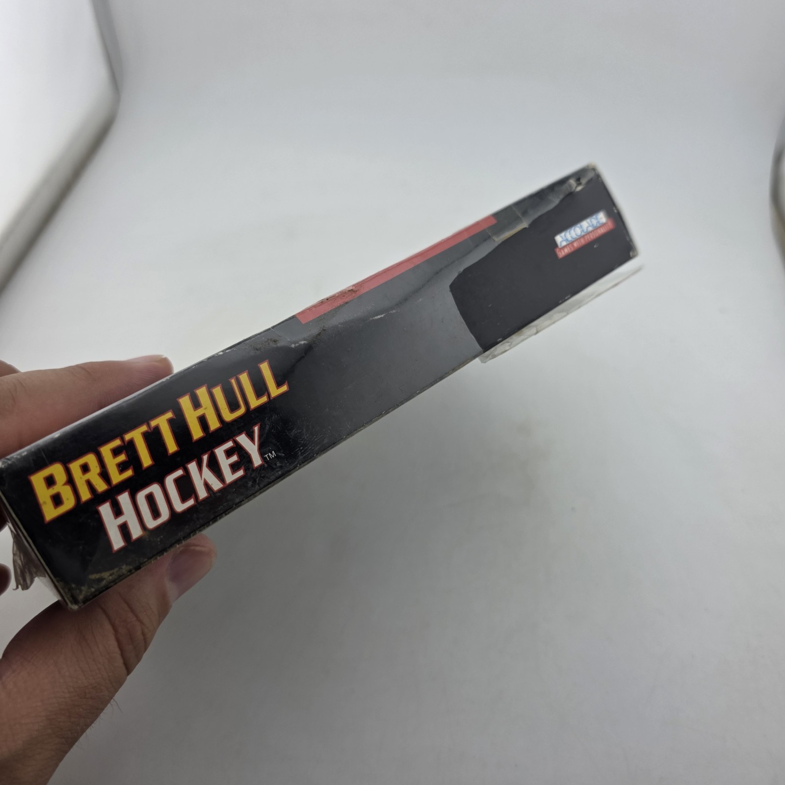 Brett Hull Hockey – Box With Reg Card – Super Nintendo SNES – Shrink (No Game)