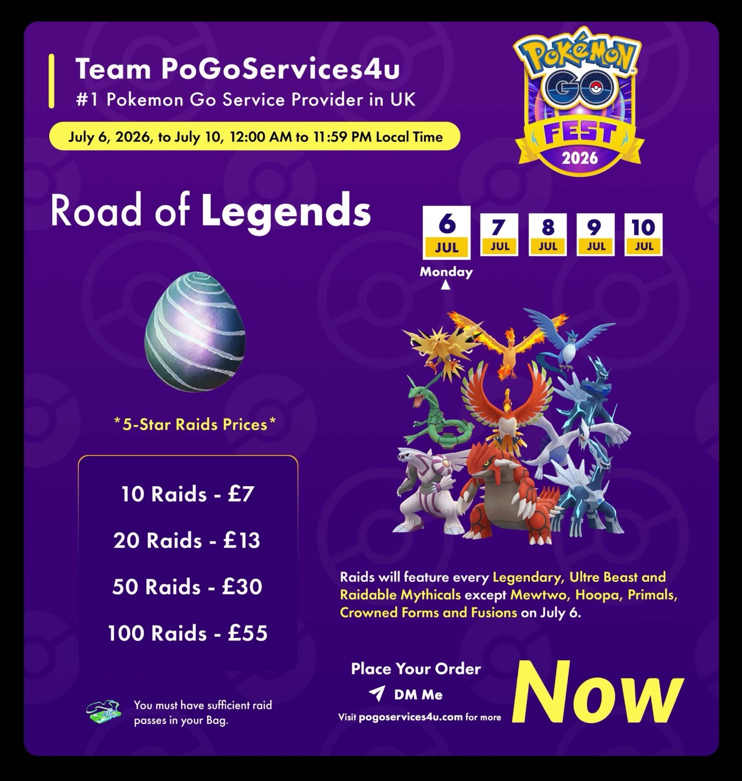 Pokémon Go Fest 2026 Xerneas x20/FAST/READ Description