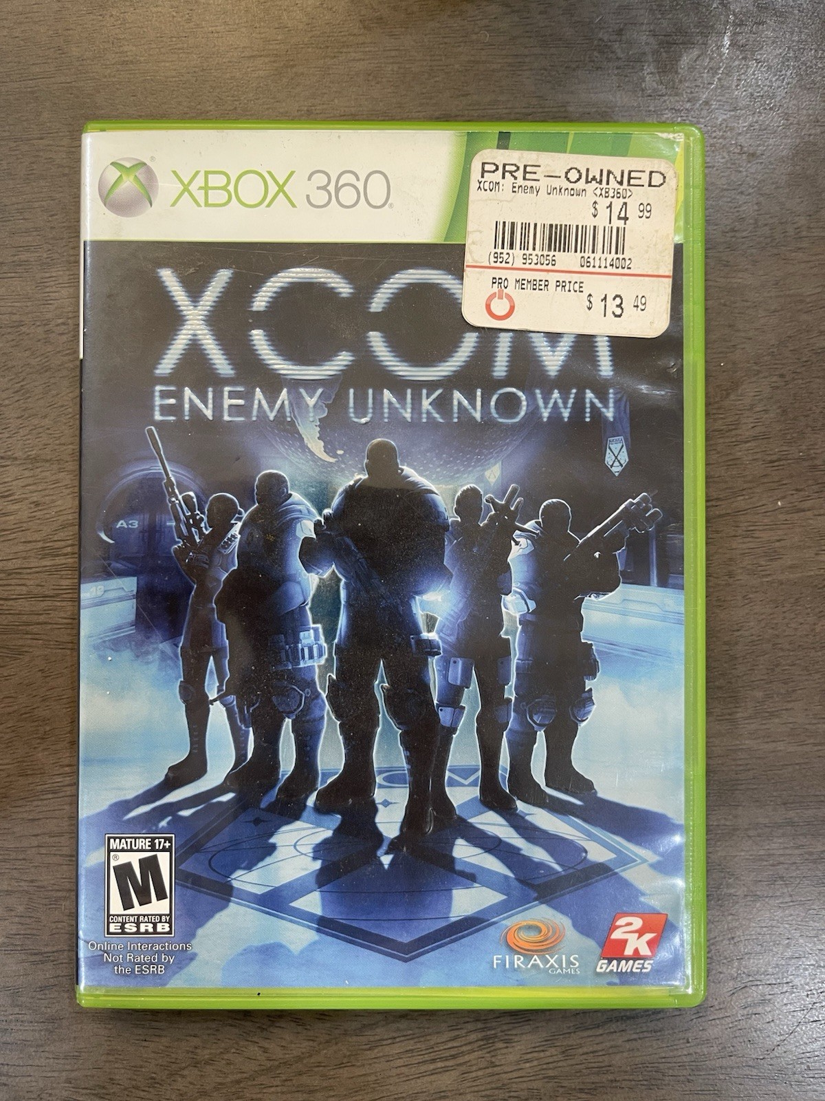 Xcom Enemy Unknown – Microsoft Xbox 360