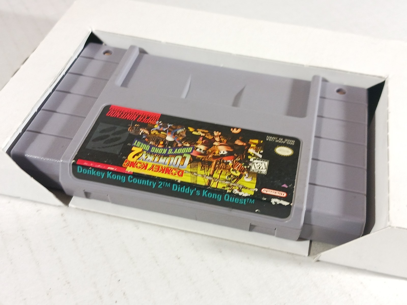 Donkey Kong Country 2 SNES Complete Box Game Manual Super Nintendo Authentic