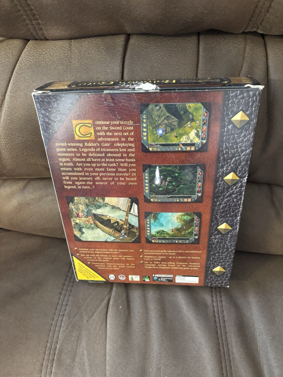 Baldur’s Gate Tales Sword Coast Big Box PC CIB Sealed Disc