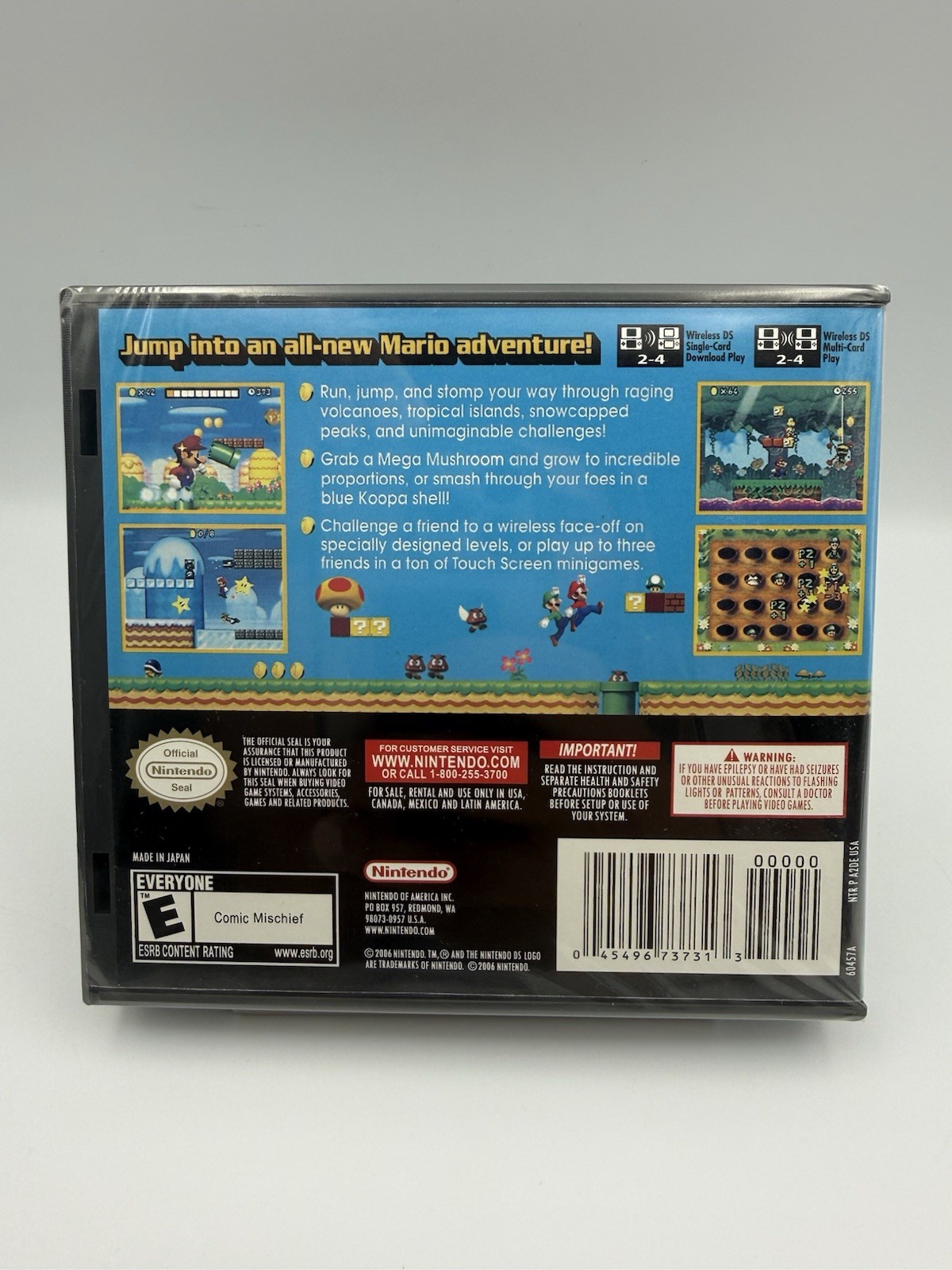 New Super Mario Bros. Nintendo DS Complete With Manual & Inserts – USA Version