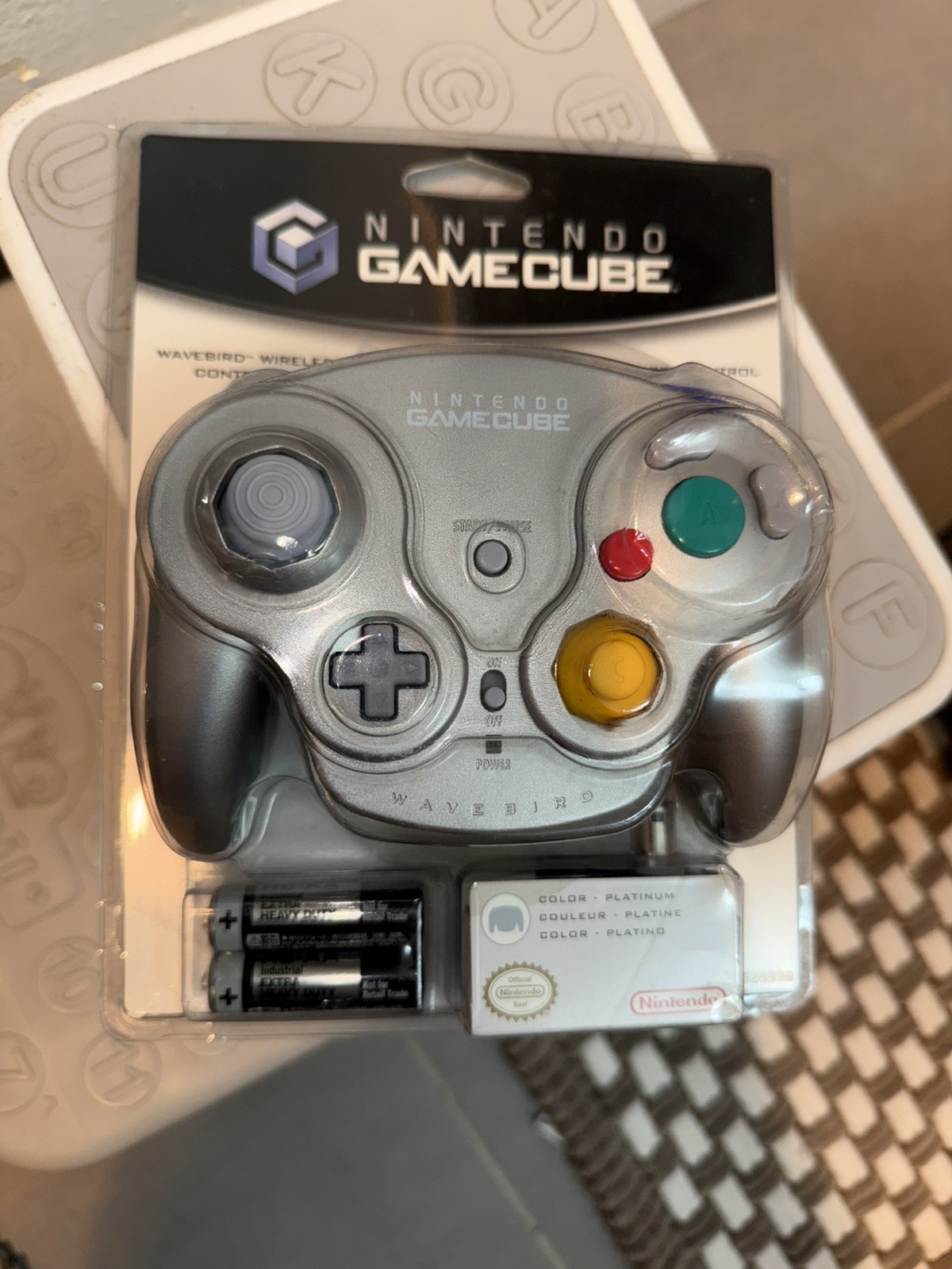 SEALED Nintendo Gamecube Wavebird Wireless Controller – Platinum