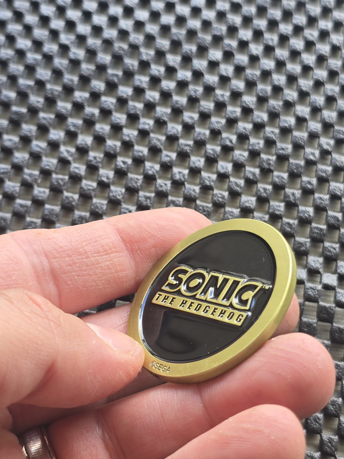 Robotnik Sonic Sega Shop UK Coin Medal Exclusive Rare Promo GENESIS SATURN CD 32