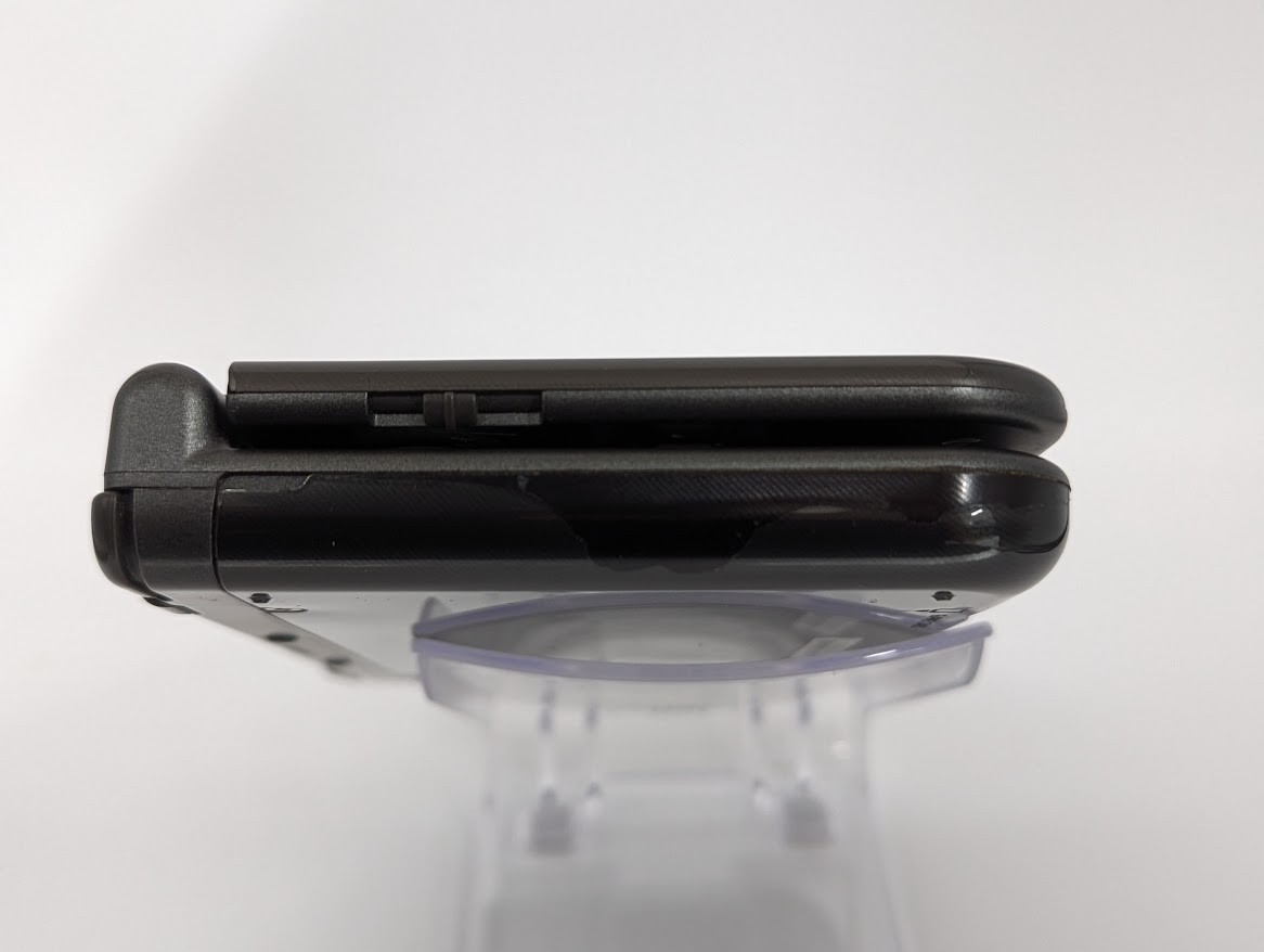 B131 Nintendo new 3DS LL XL console Metallic Black Japan w/pen adapter fx
