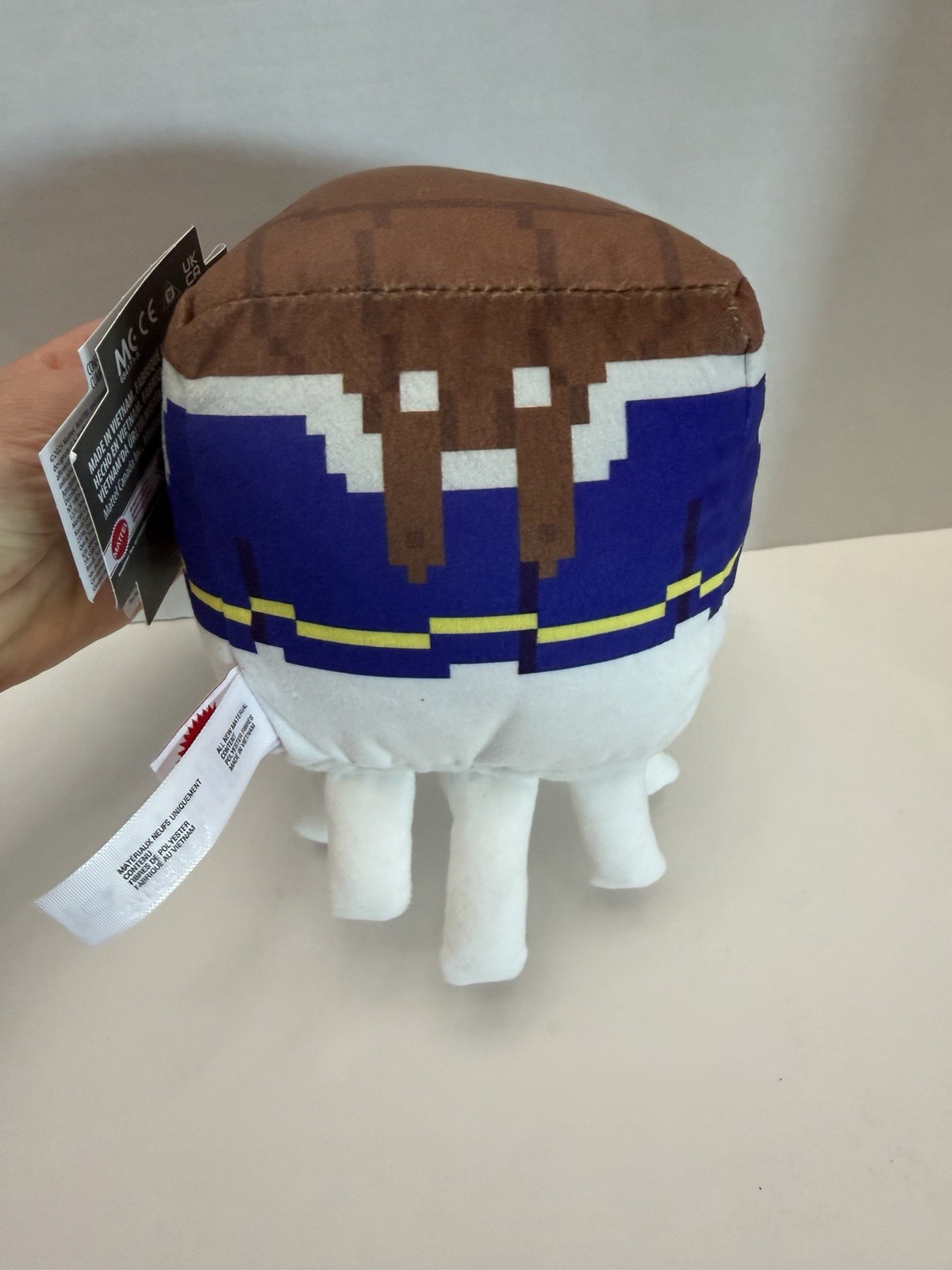 Mattel Minecraft Happy Heureux Ghast Plush Toy Hand Washable HBN39 JMY76
