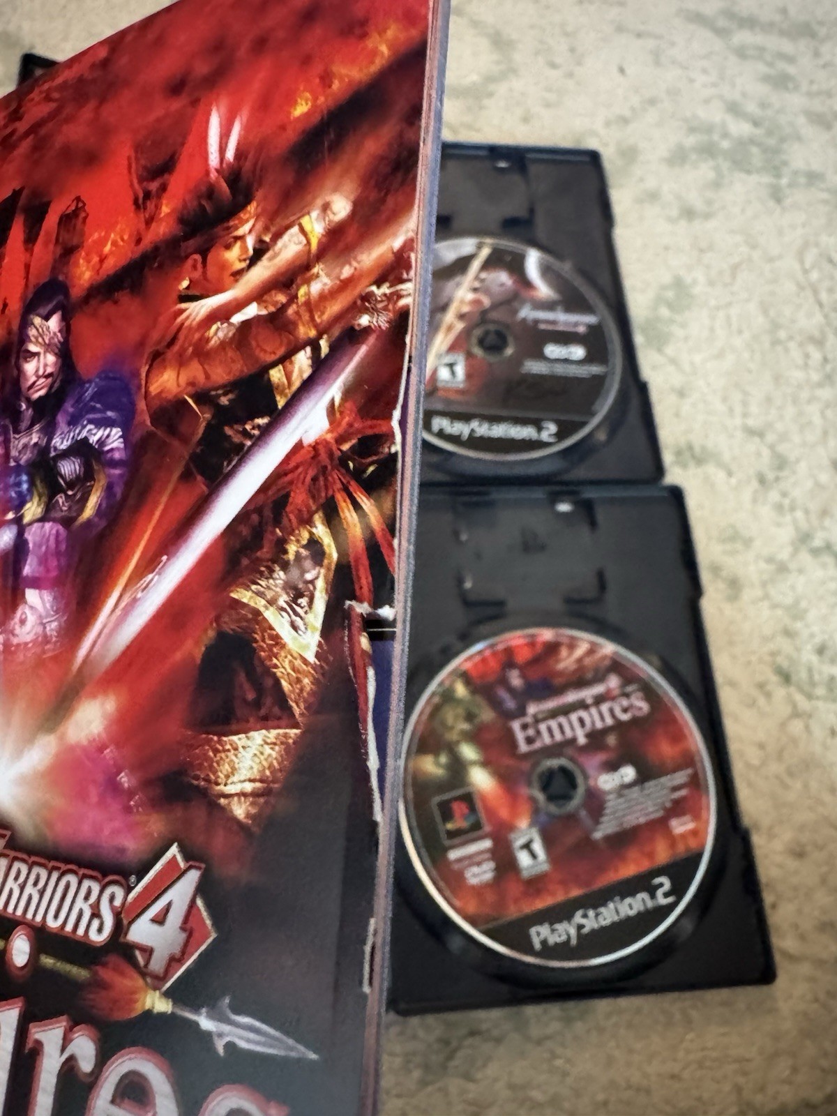 Koei Dynasty Warriors 4: X-Treme Legends + Empires PS2 On Reg Card Tested Works